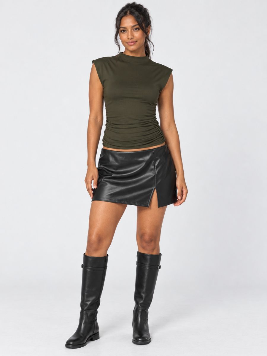Ivy Mock Neck Tank Top