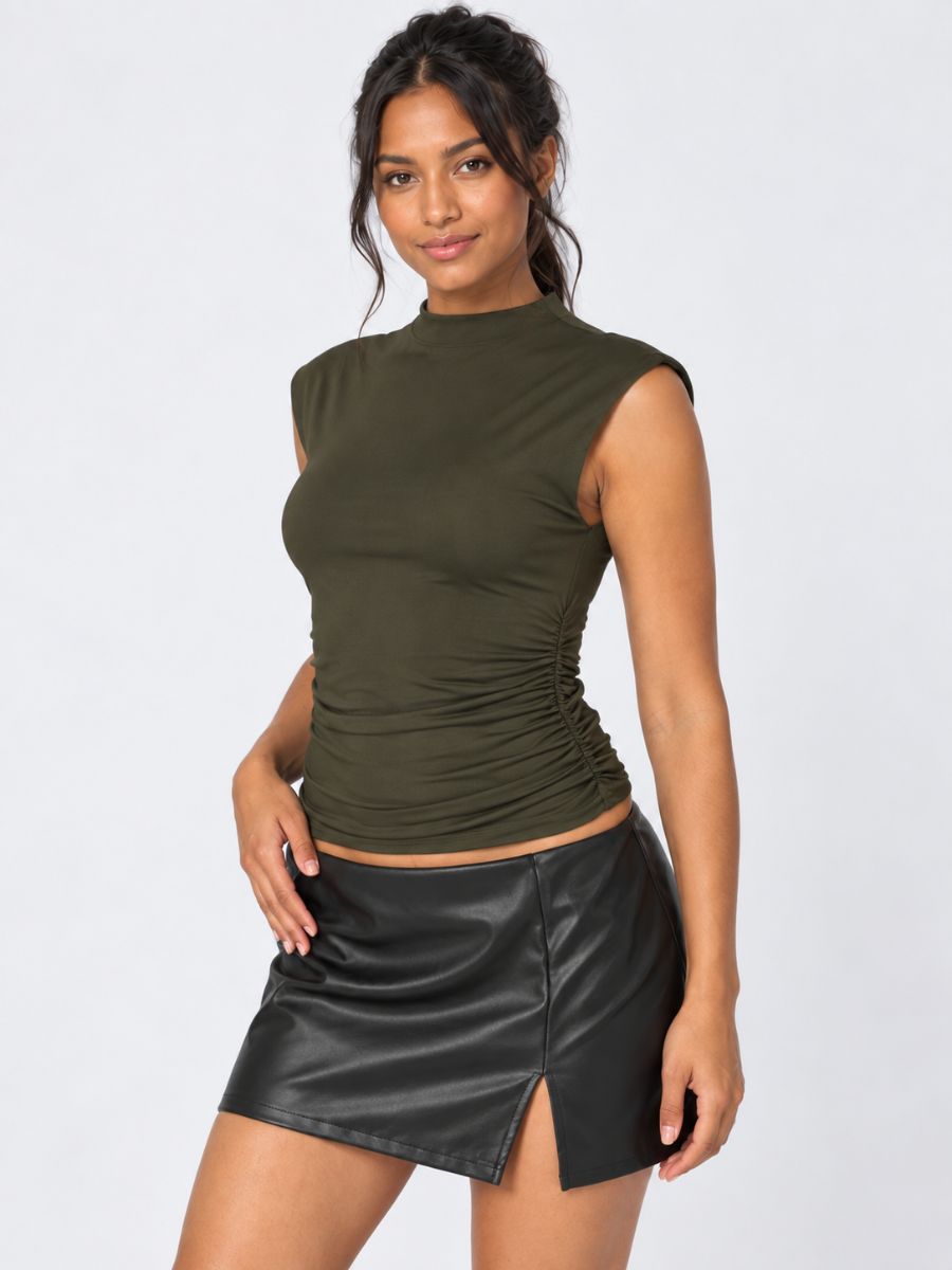 Ivy Mock Neck Tank Top
