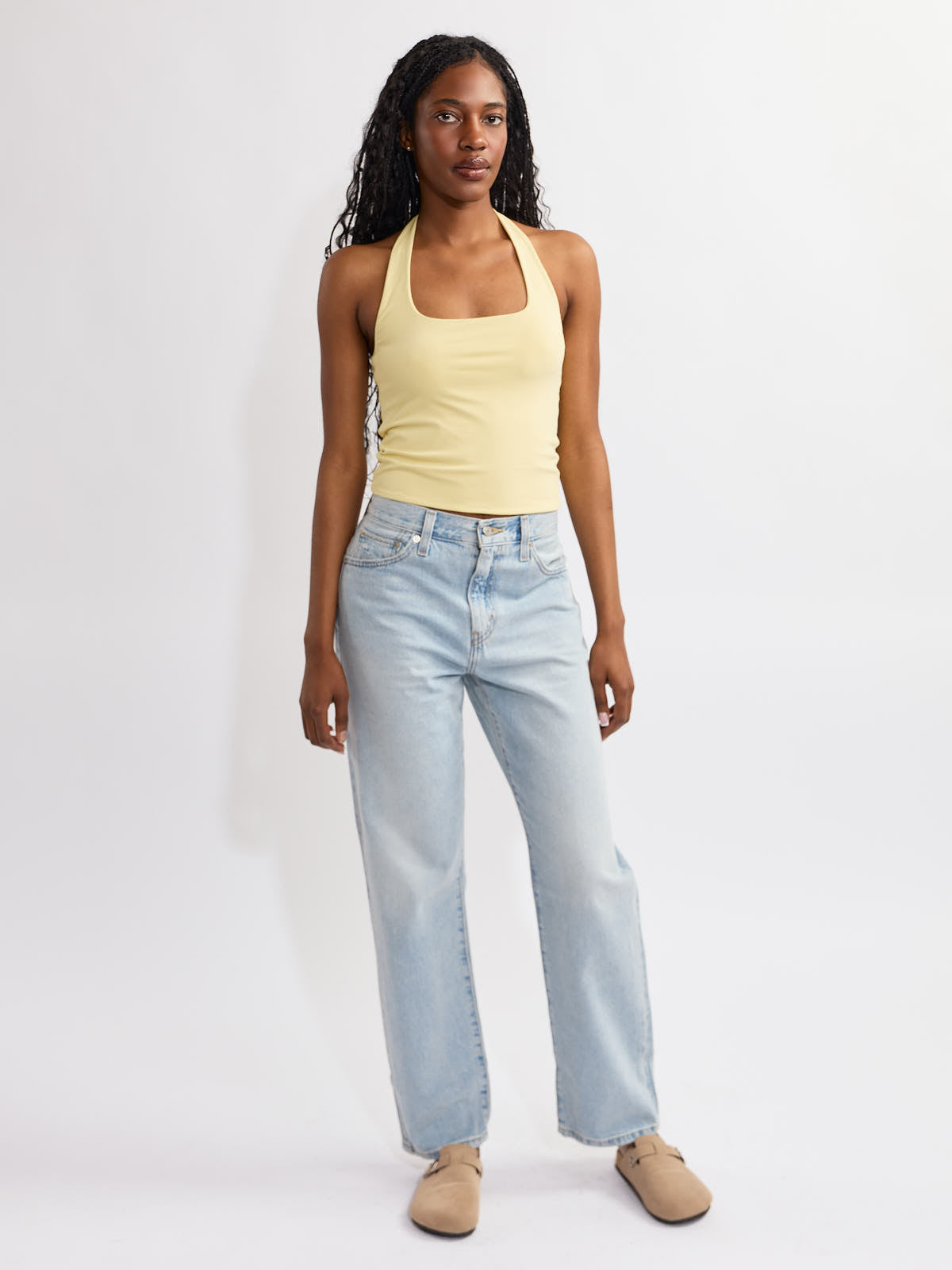 Hailey Halter Sleeveless Top