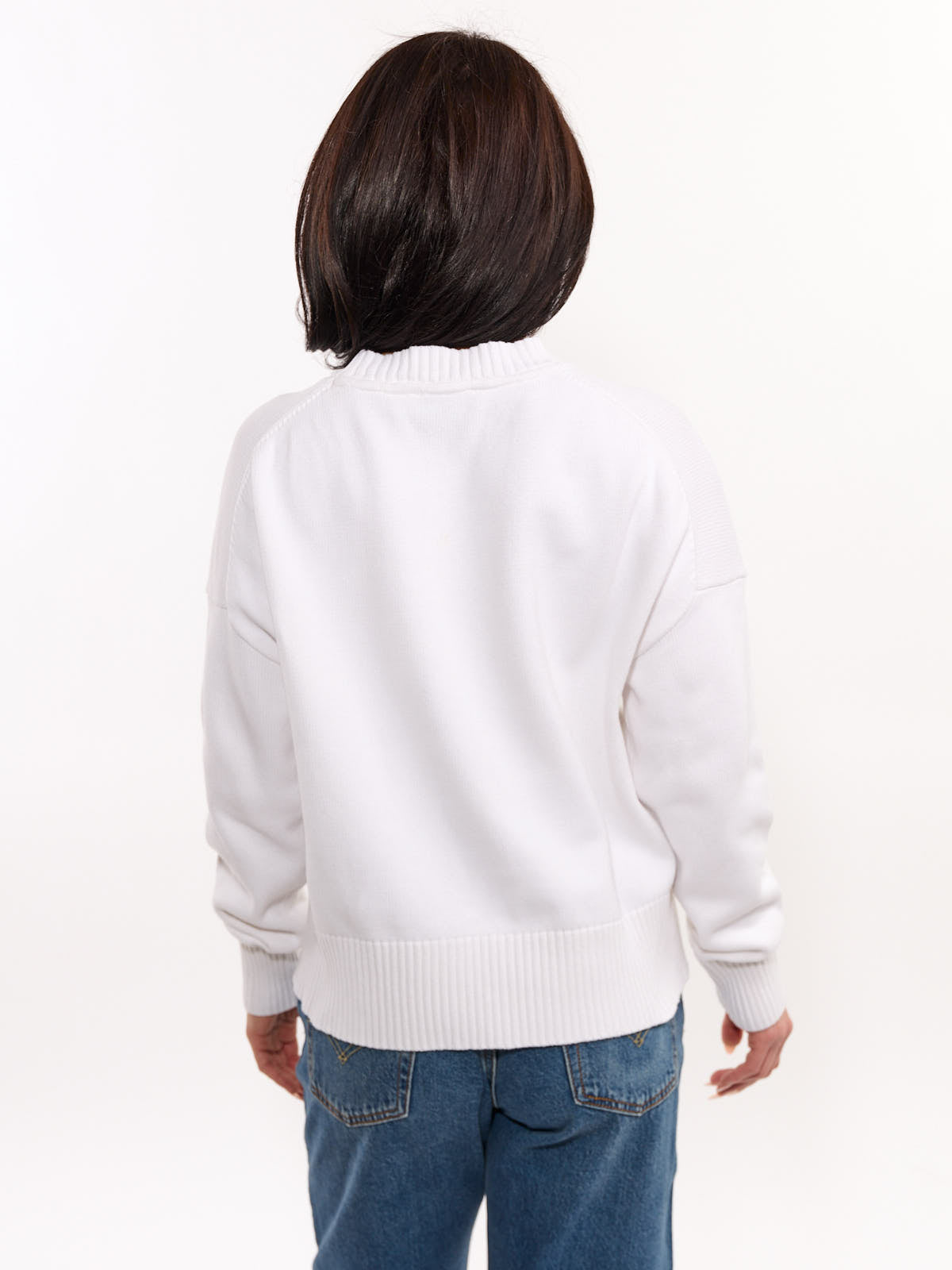 Palma Solid Long Sleeve Crew Top