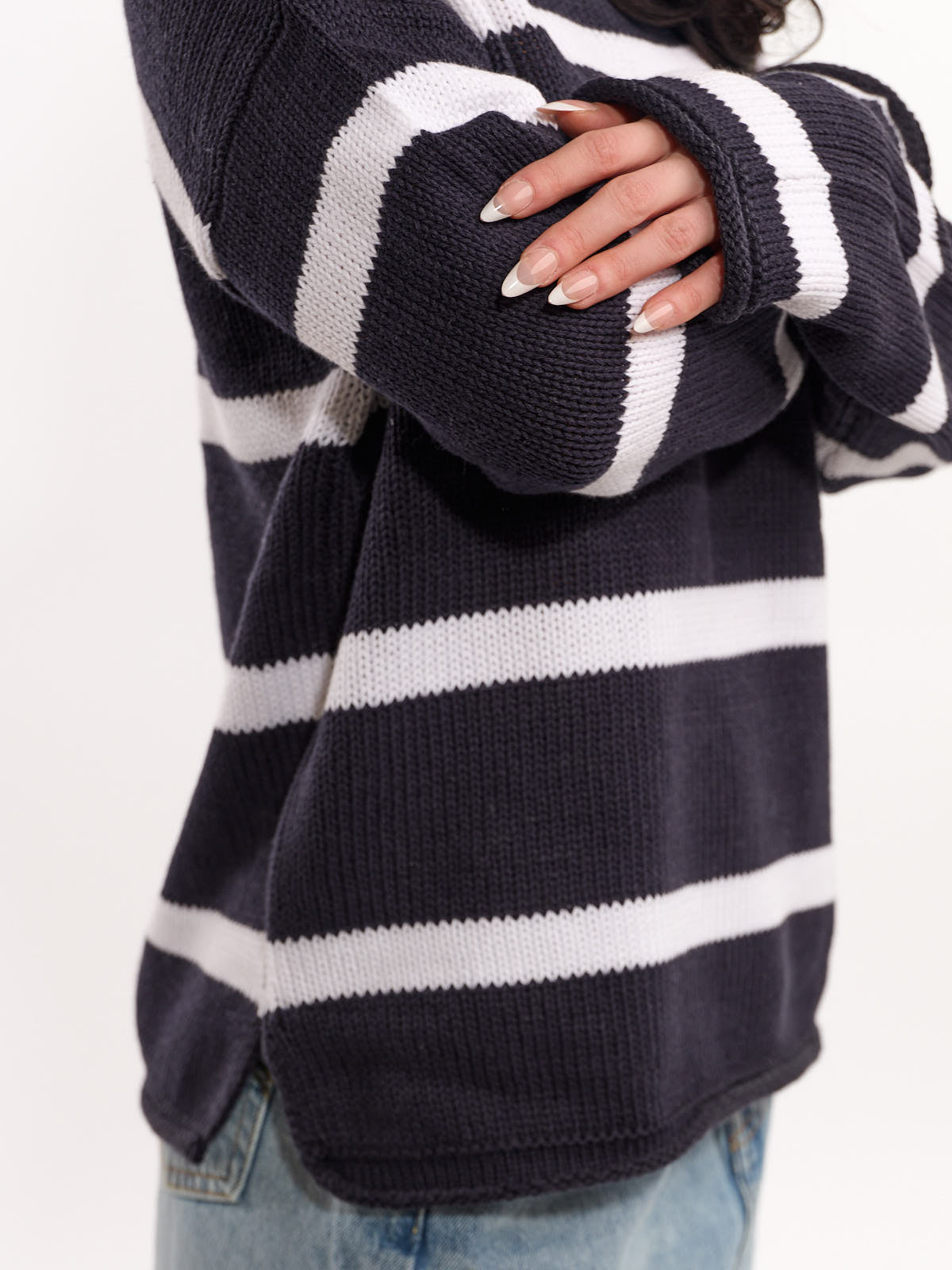 Offshore Stripe Long Sleeve Top