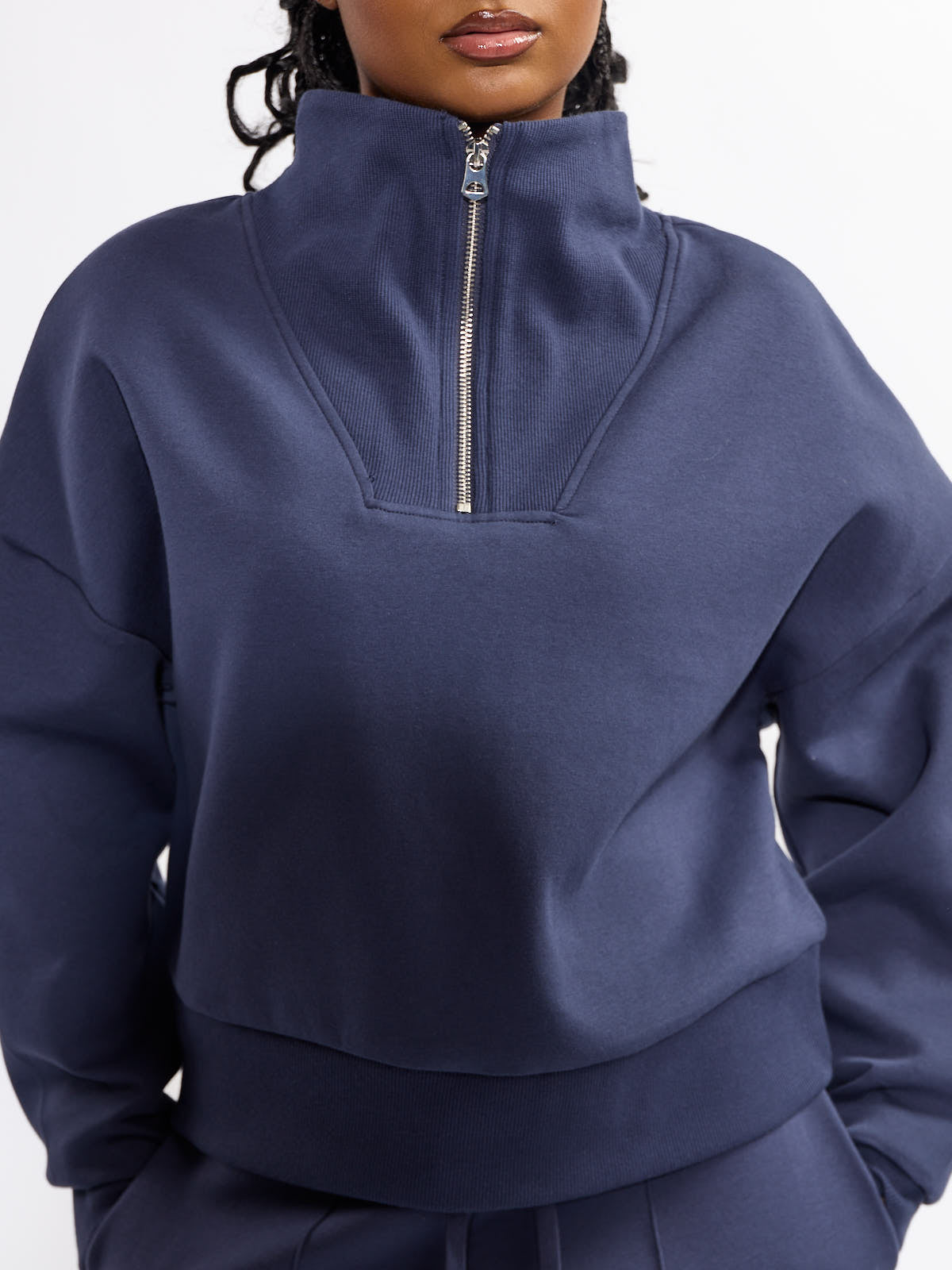 Seanni Soft Cotton 1/4 Zip Top