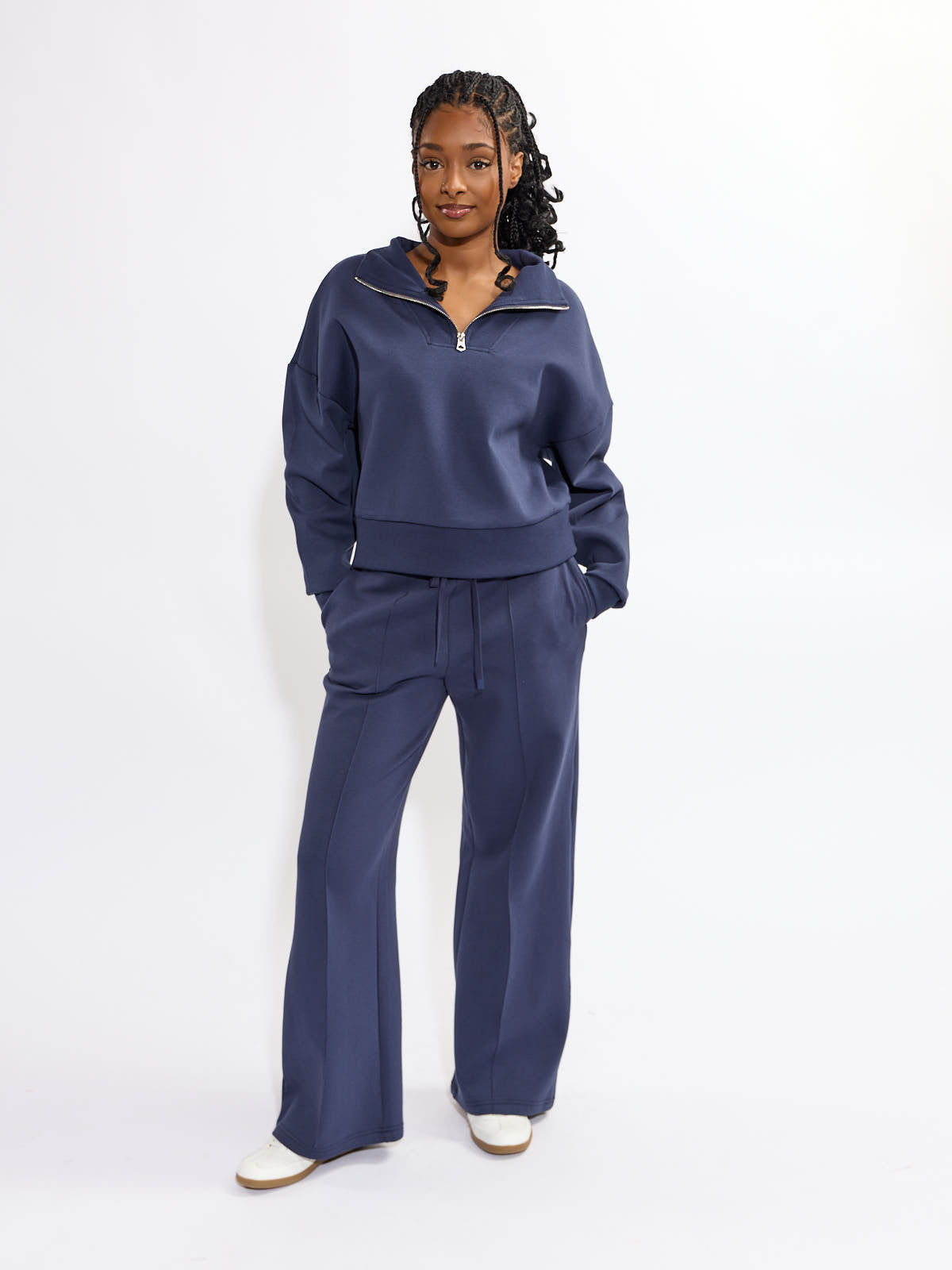 Seanni Soft Cotton 1/4 Zip Top