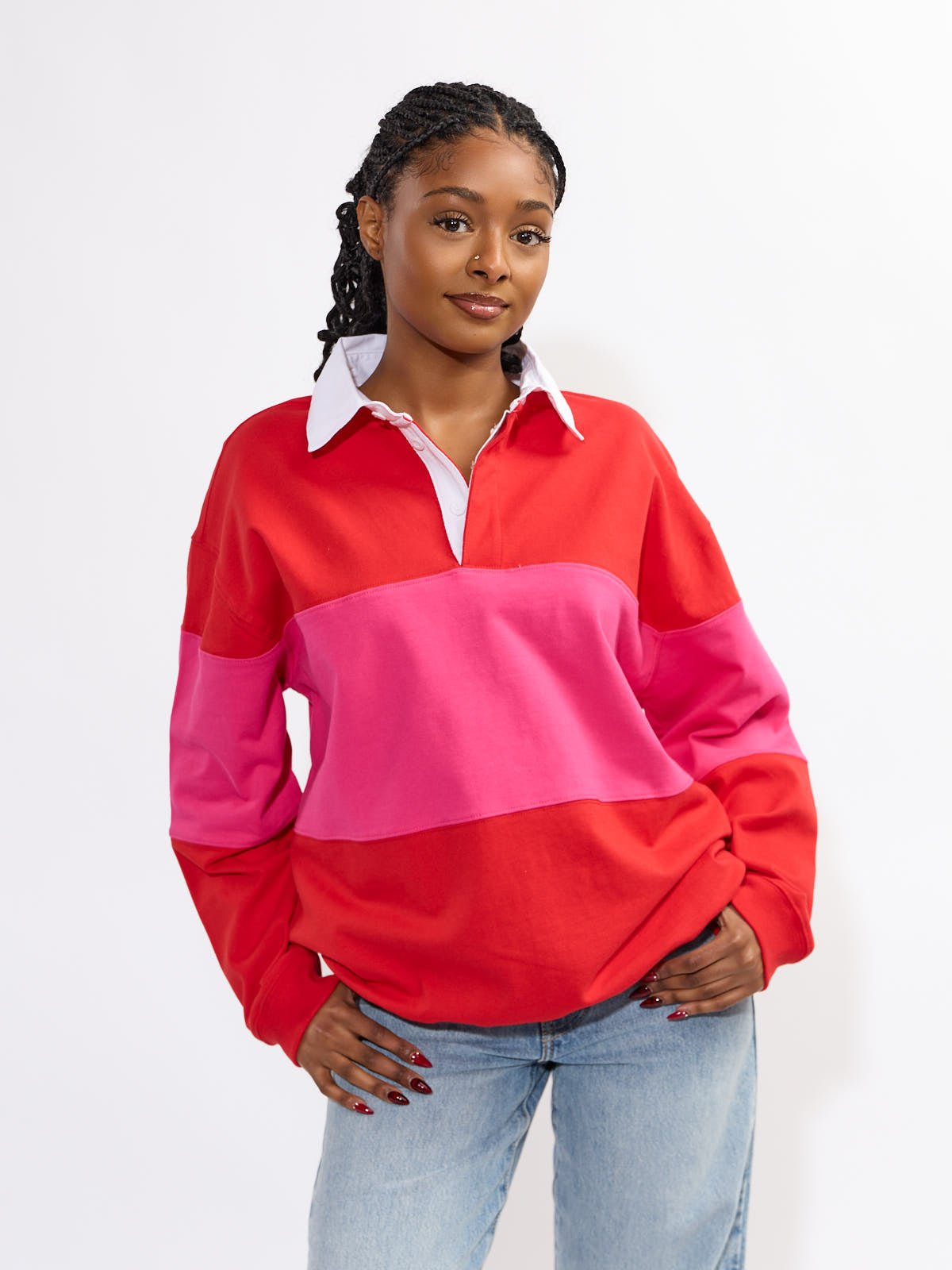 Esther Oversized Polo Top