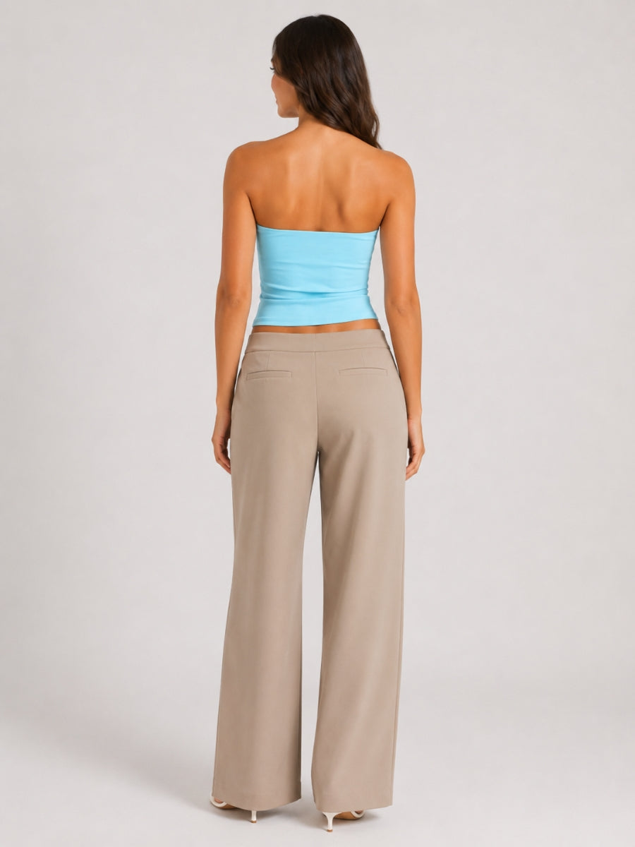 Second Skin Badia Strapless Cotton Tube Top