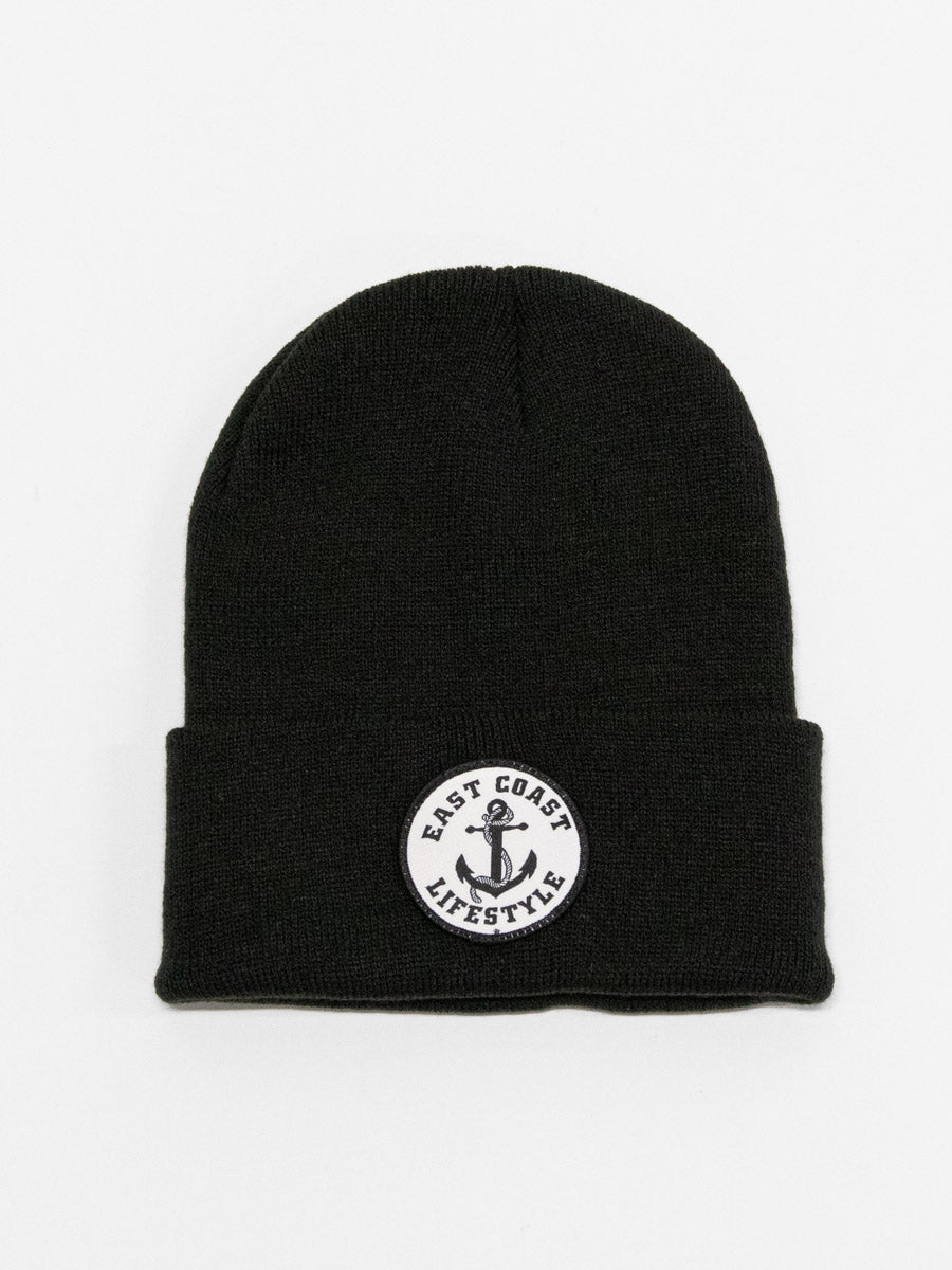 East Coast Lifestyle Anchor Patch Cuff Beanie