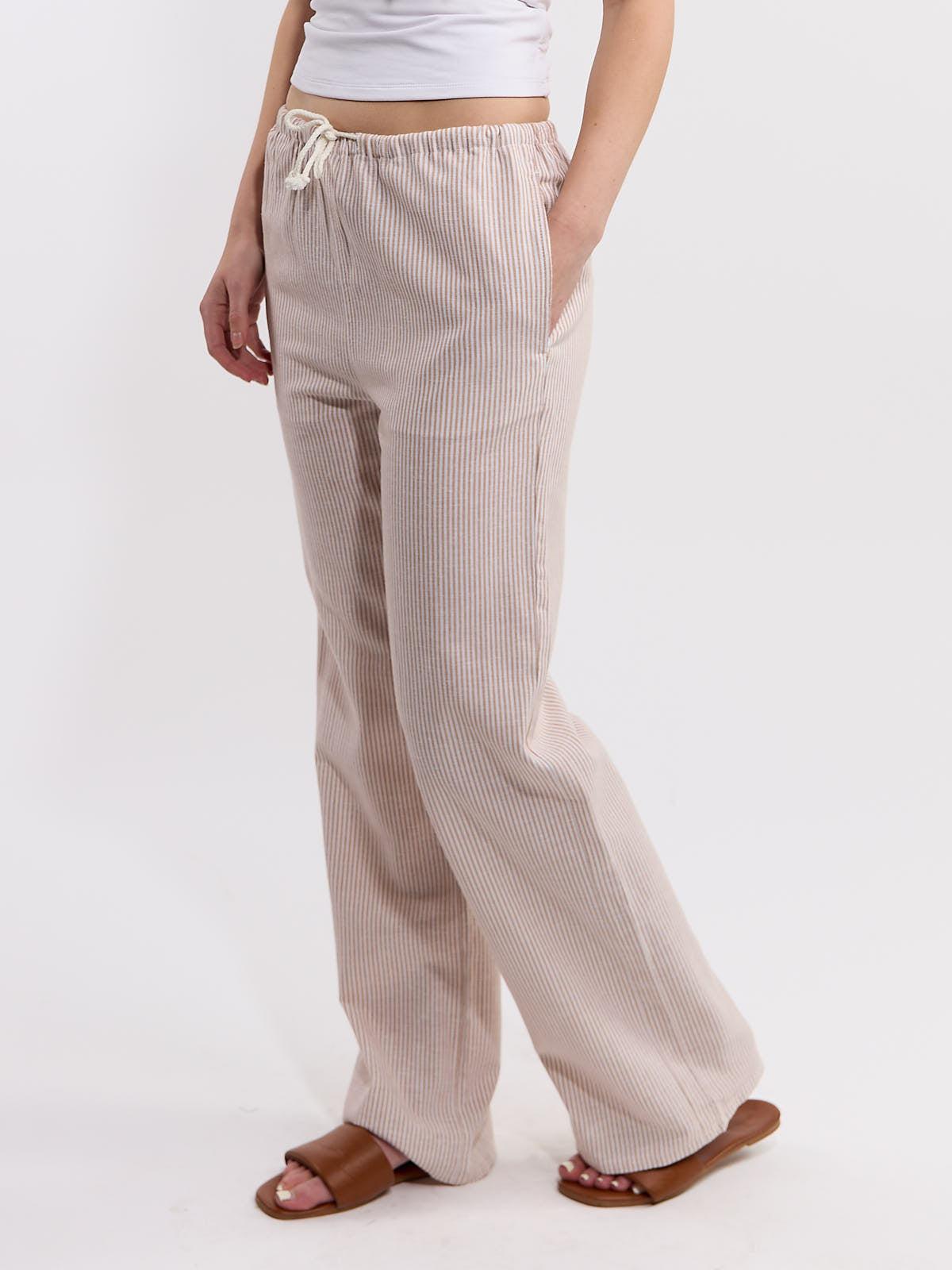 Free Cotton Stripe Pant