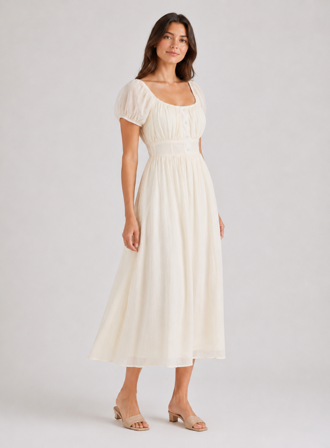 Bambi Puff Sleeve Dress