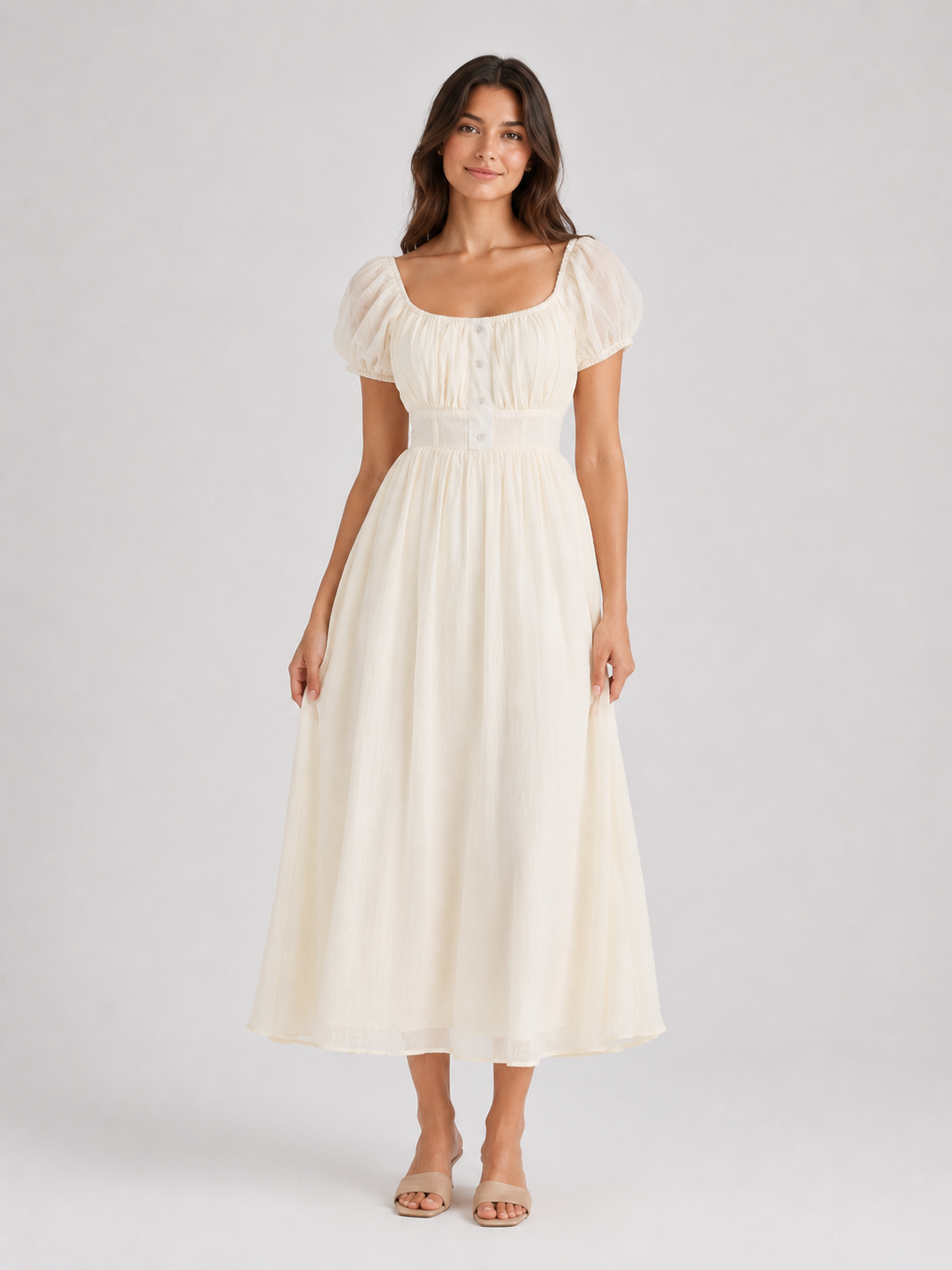 Bambi Puff Sleeve Dress