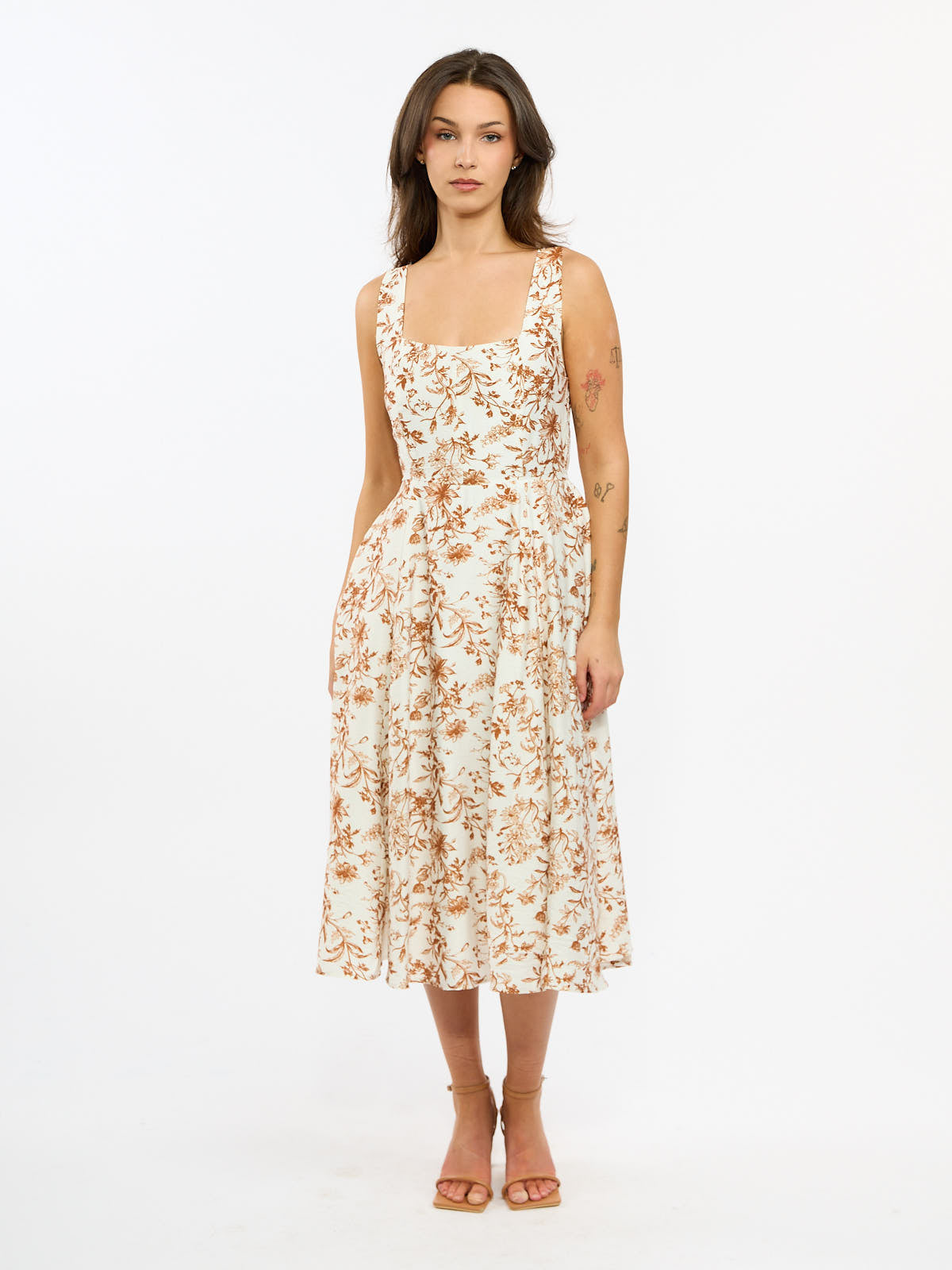 Brooks Square Neck Mini Dress