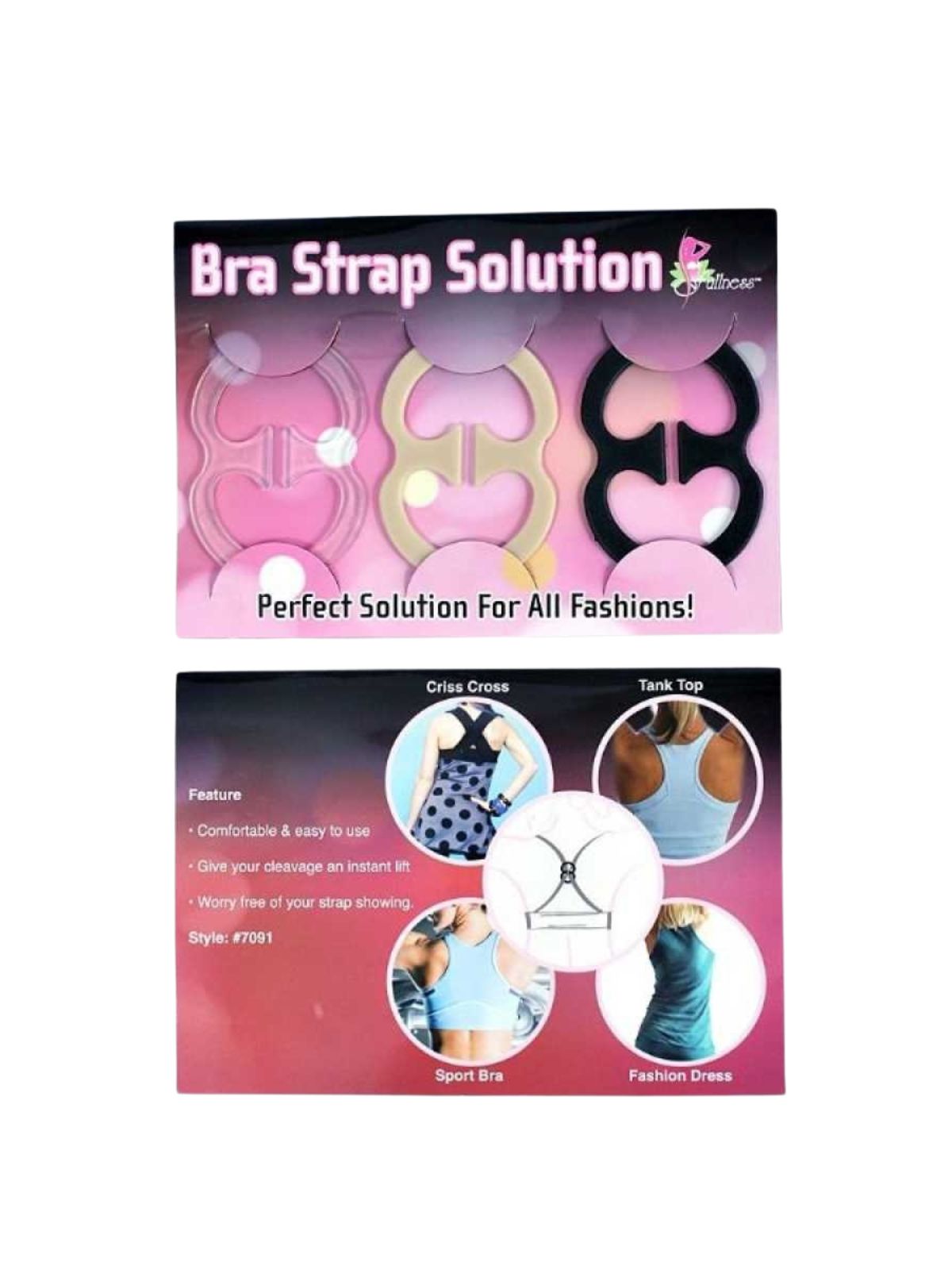 3-Pack Bra Strap Clips
