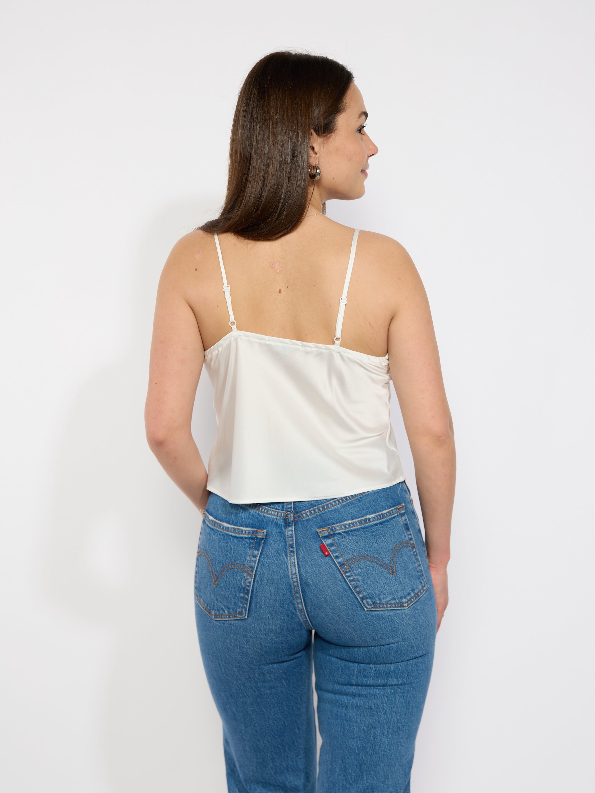 Lace Trim Cami Top