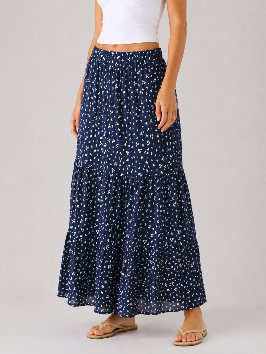 Shelley Ditzy Tiered Skirt