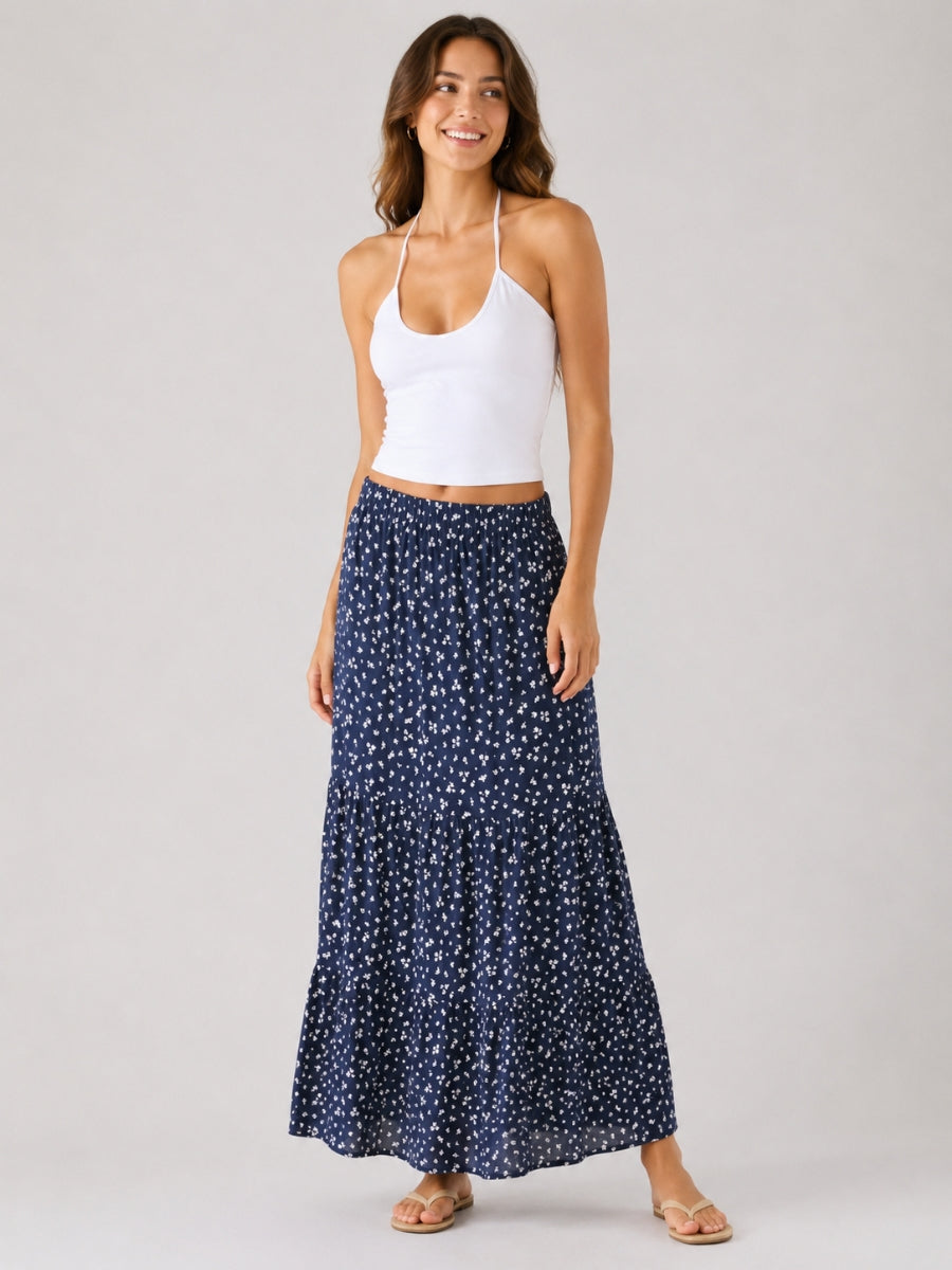 Shelley Ditzy Tiered Skirt