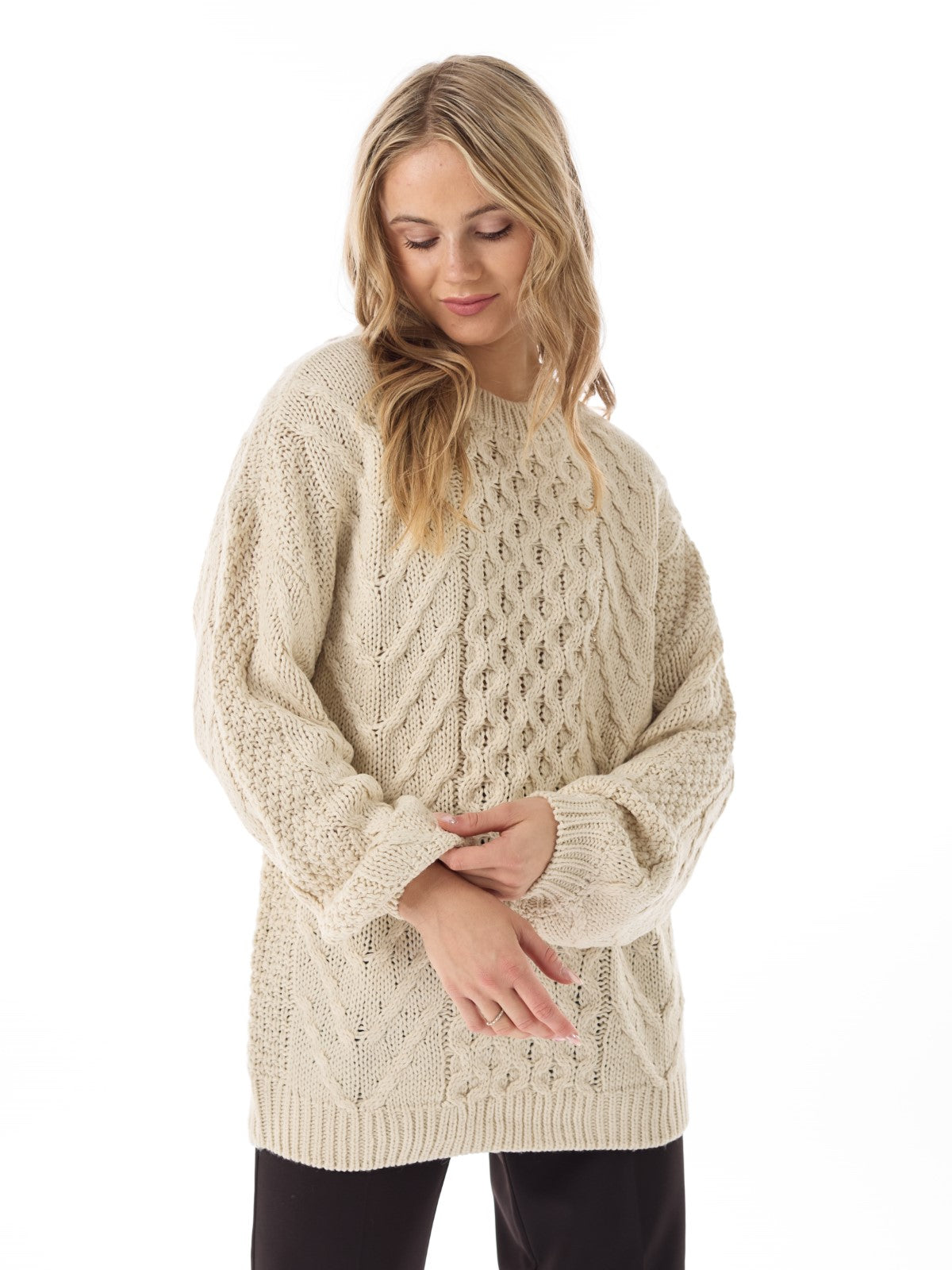 Frankie Oversized Cable Sweater