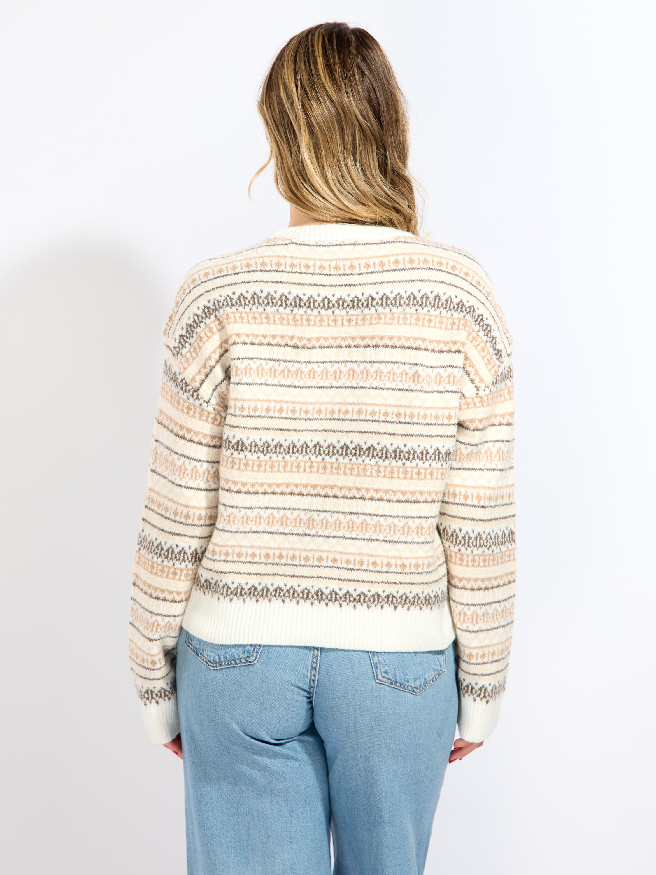 Fair Isle Crew Sweater