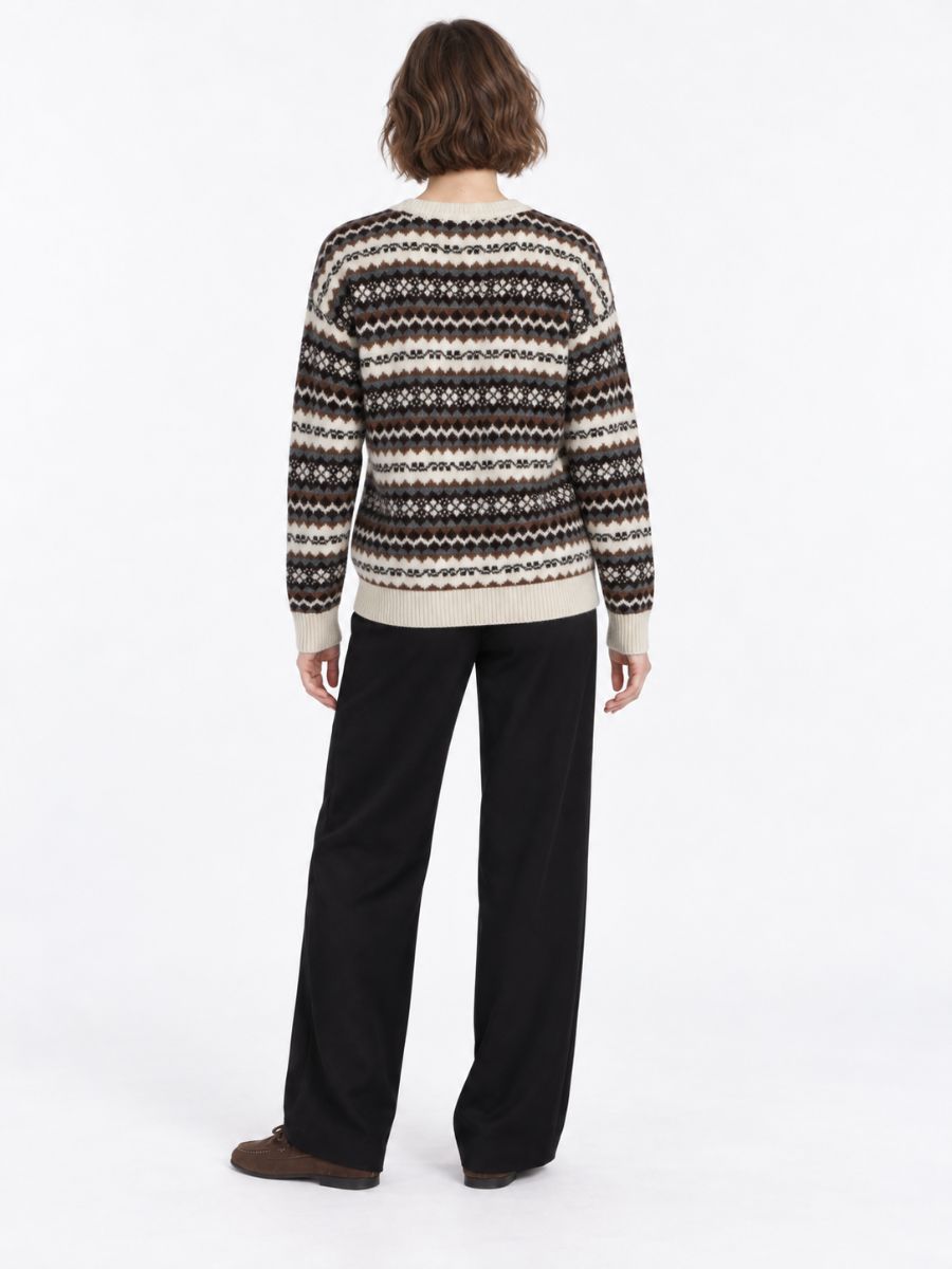 Fair Isle Crew Sweater