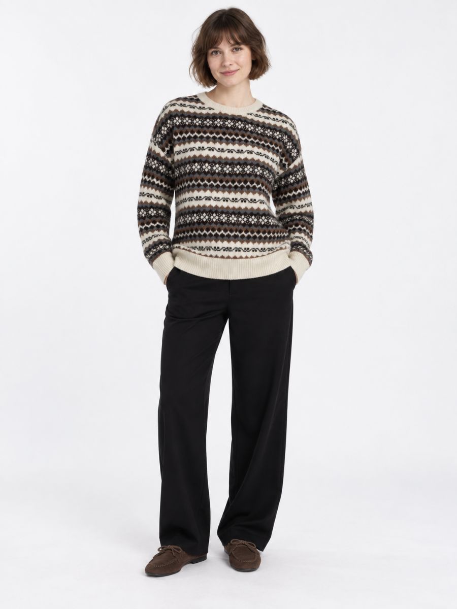 Fair Isle Crew Sweater