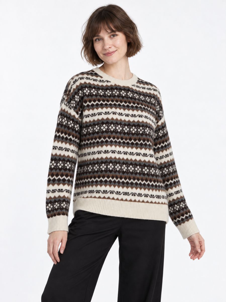Fair Isle Crew Sweater