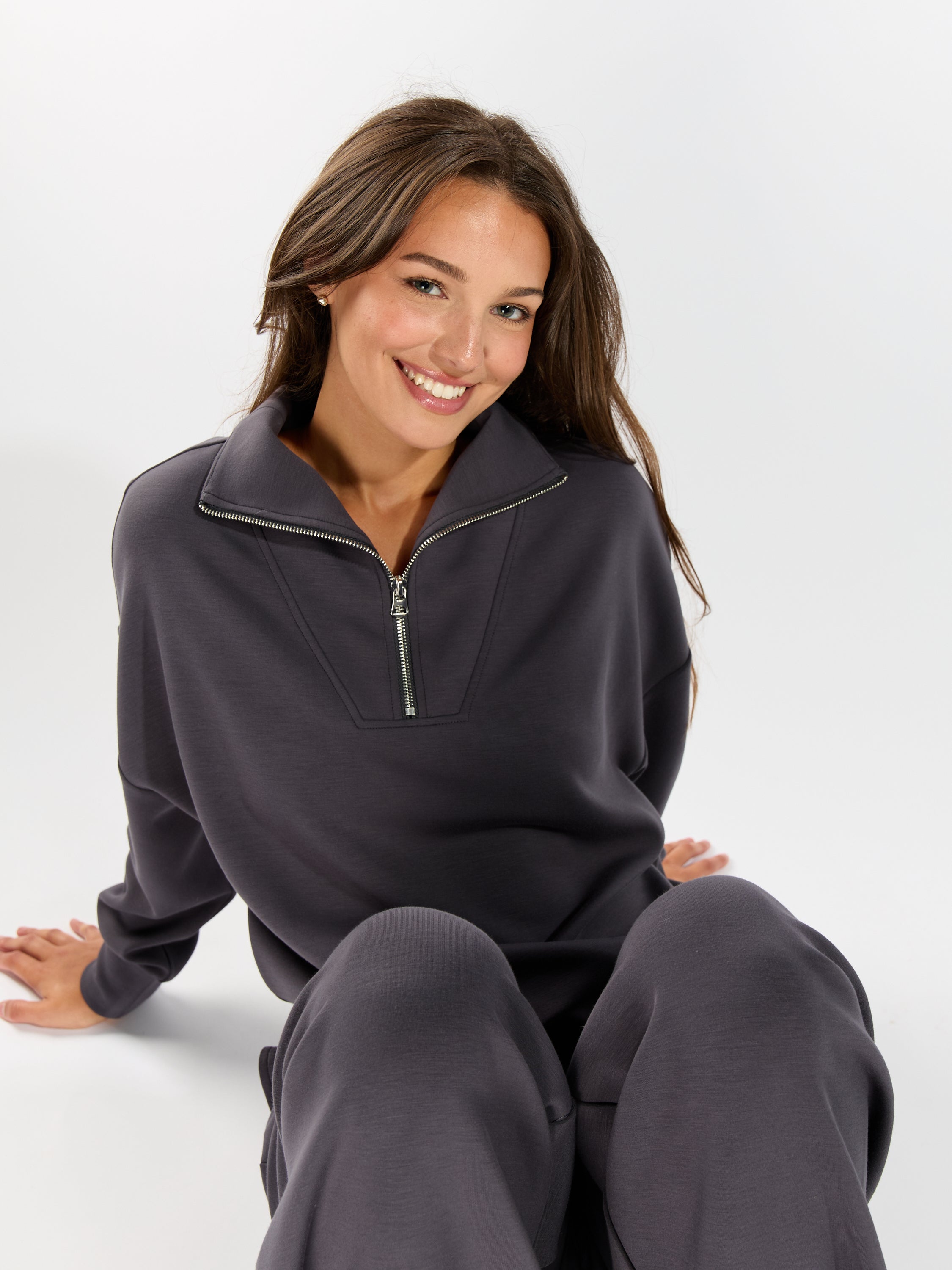 Seanni Scuba 1/4 Zip Crewneck