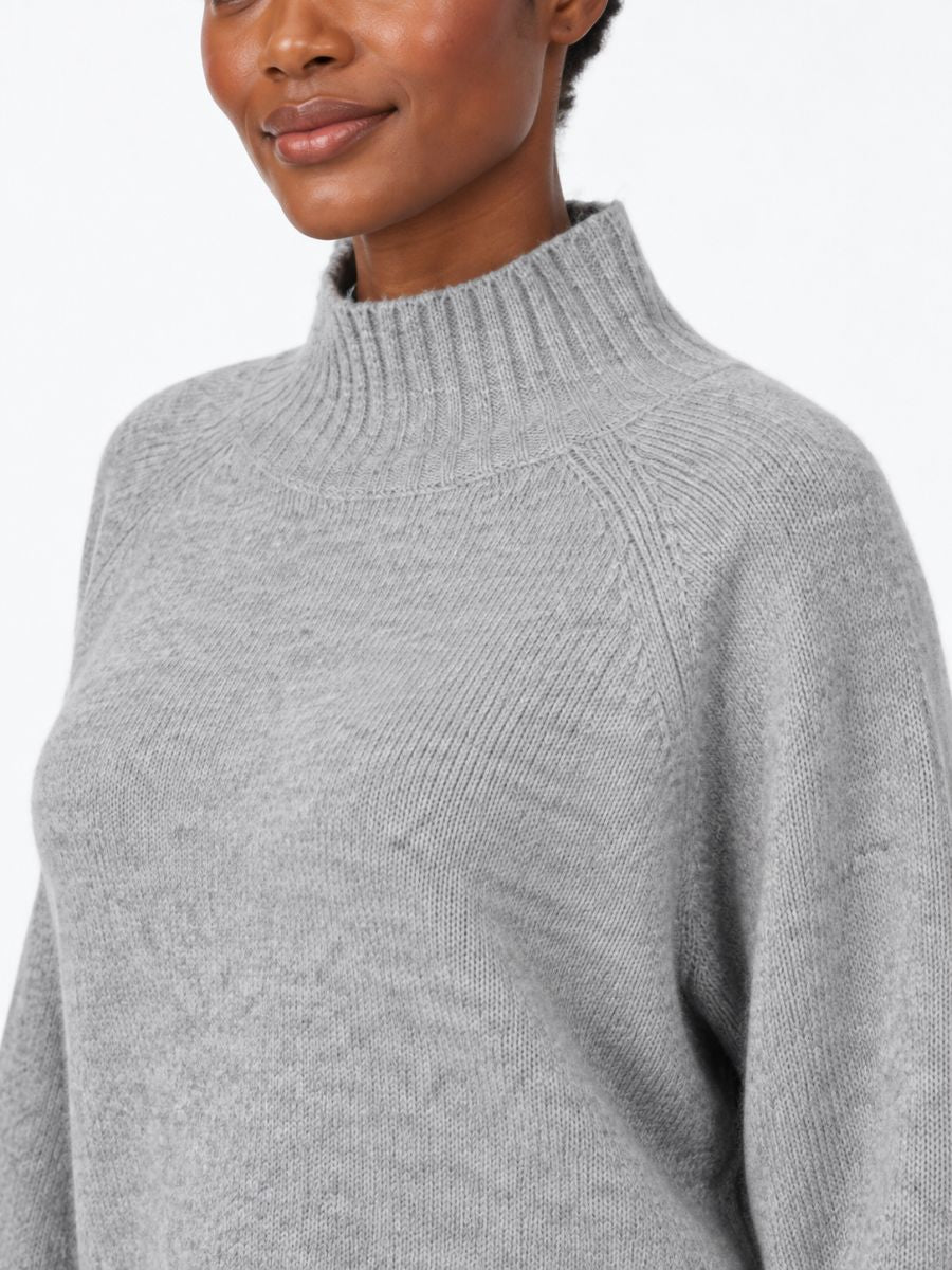 Holly Mock Neck Long Sleeve Sweater