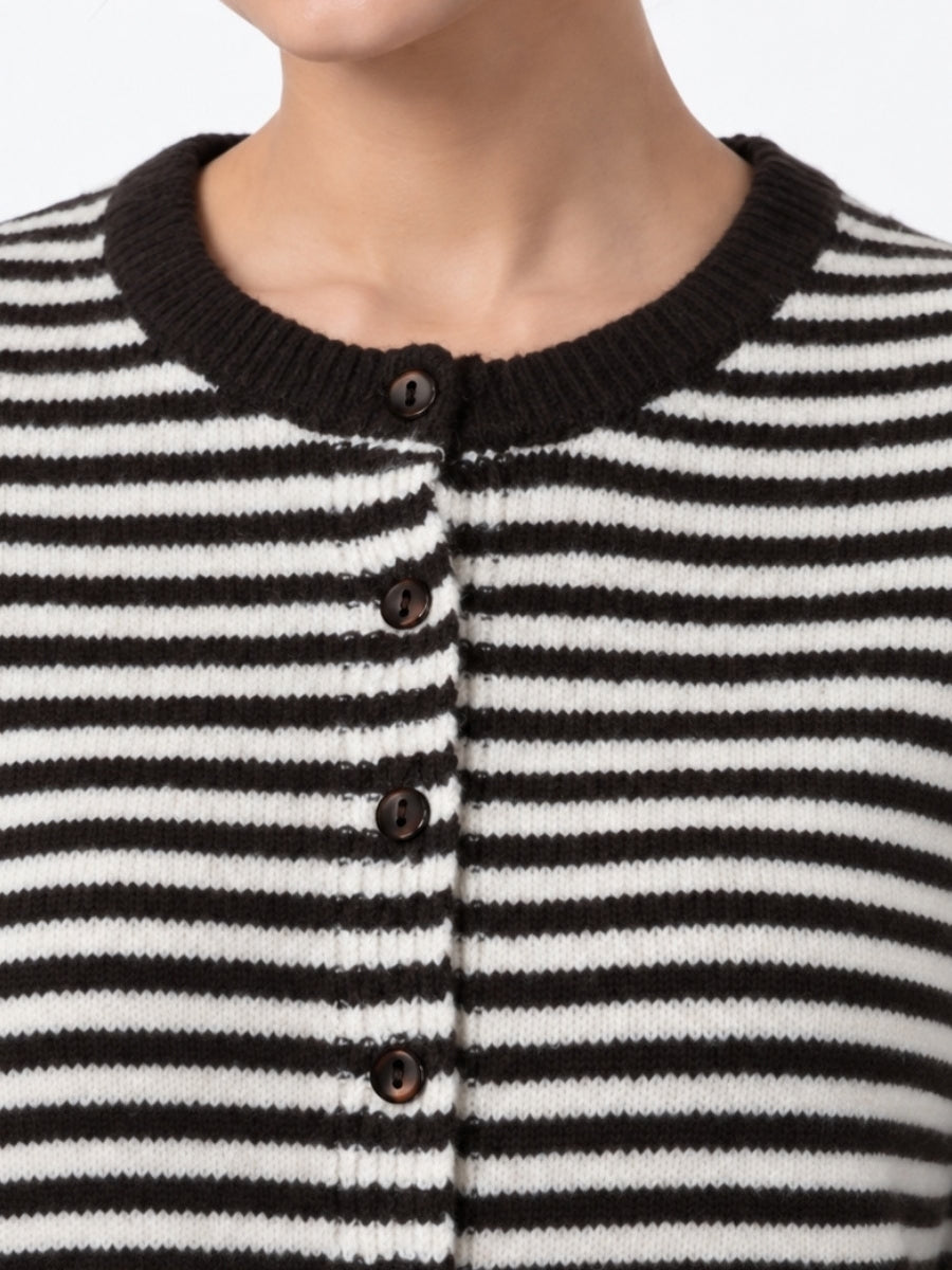 Charlotte Stripe Long Sleeve Cardigan