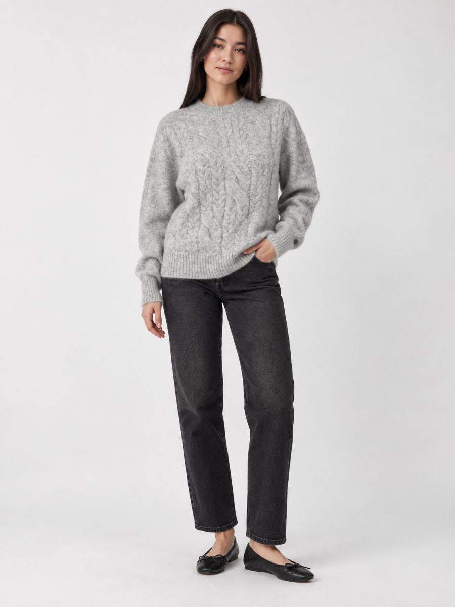 Kyle Cable Knit Wool Sweater