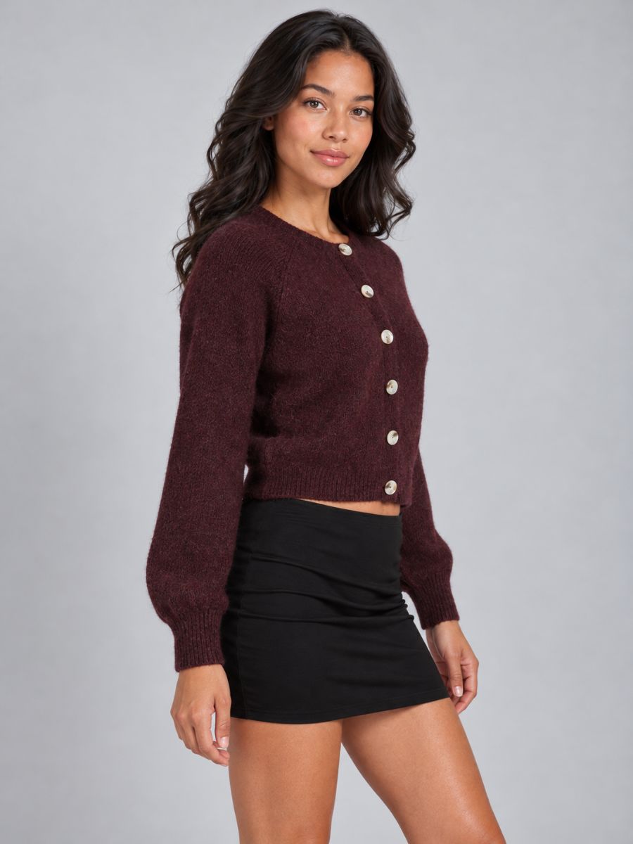 Luca Button Long Sleeve Cardigan