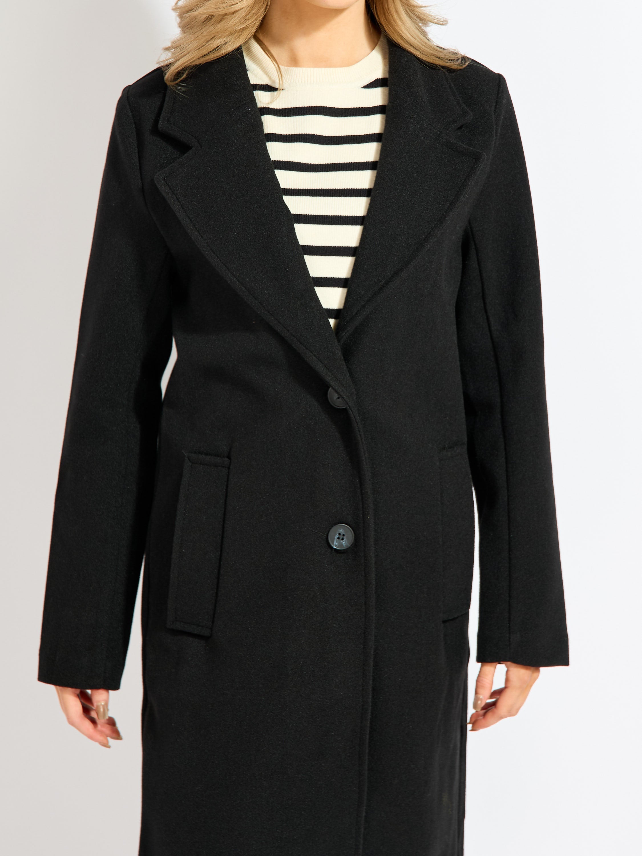 Best Two Button Dress Coat