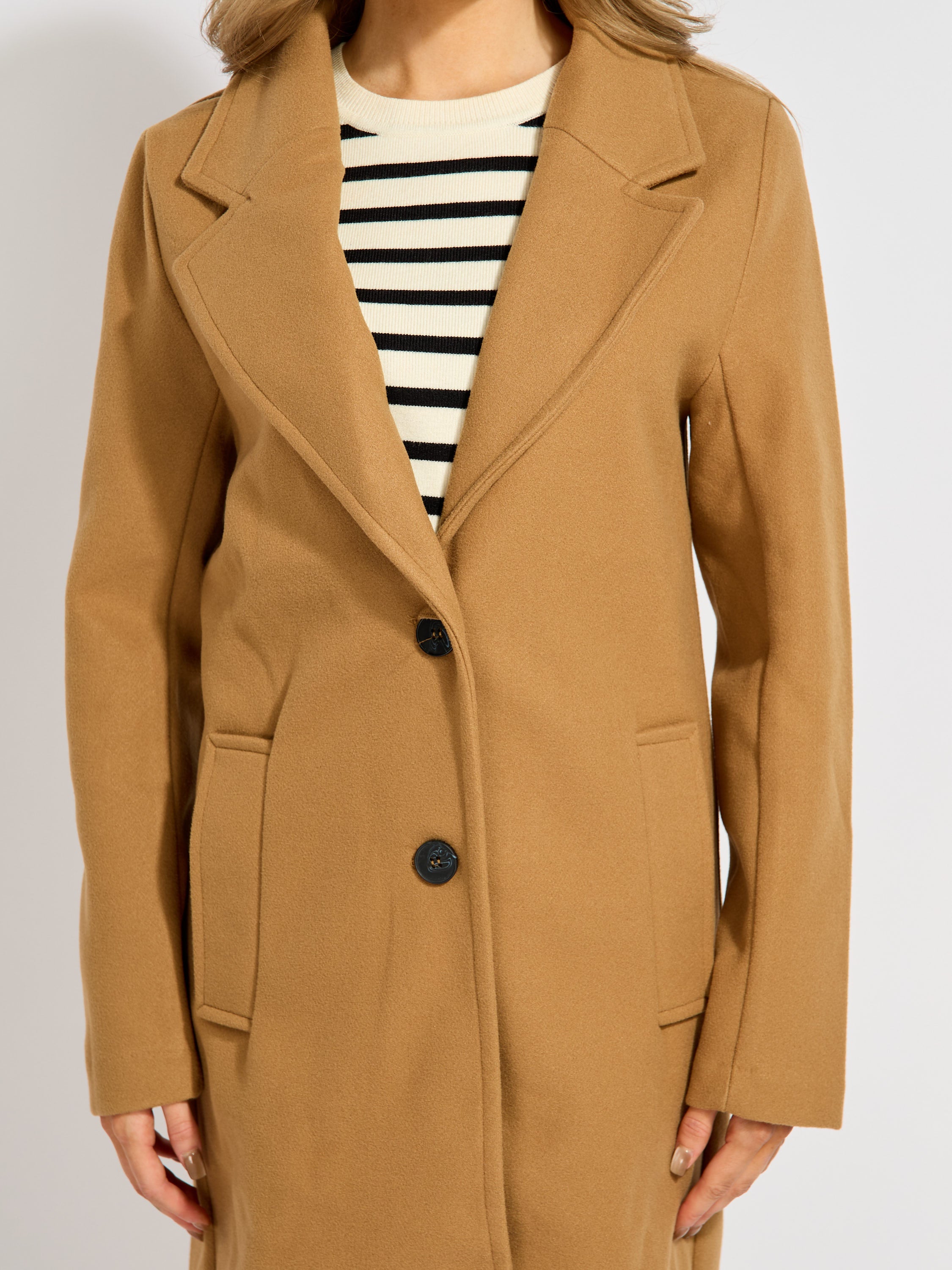 Best Two Button Dress Coat