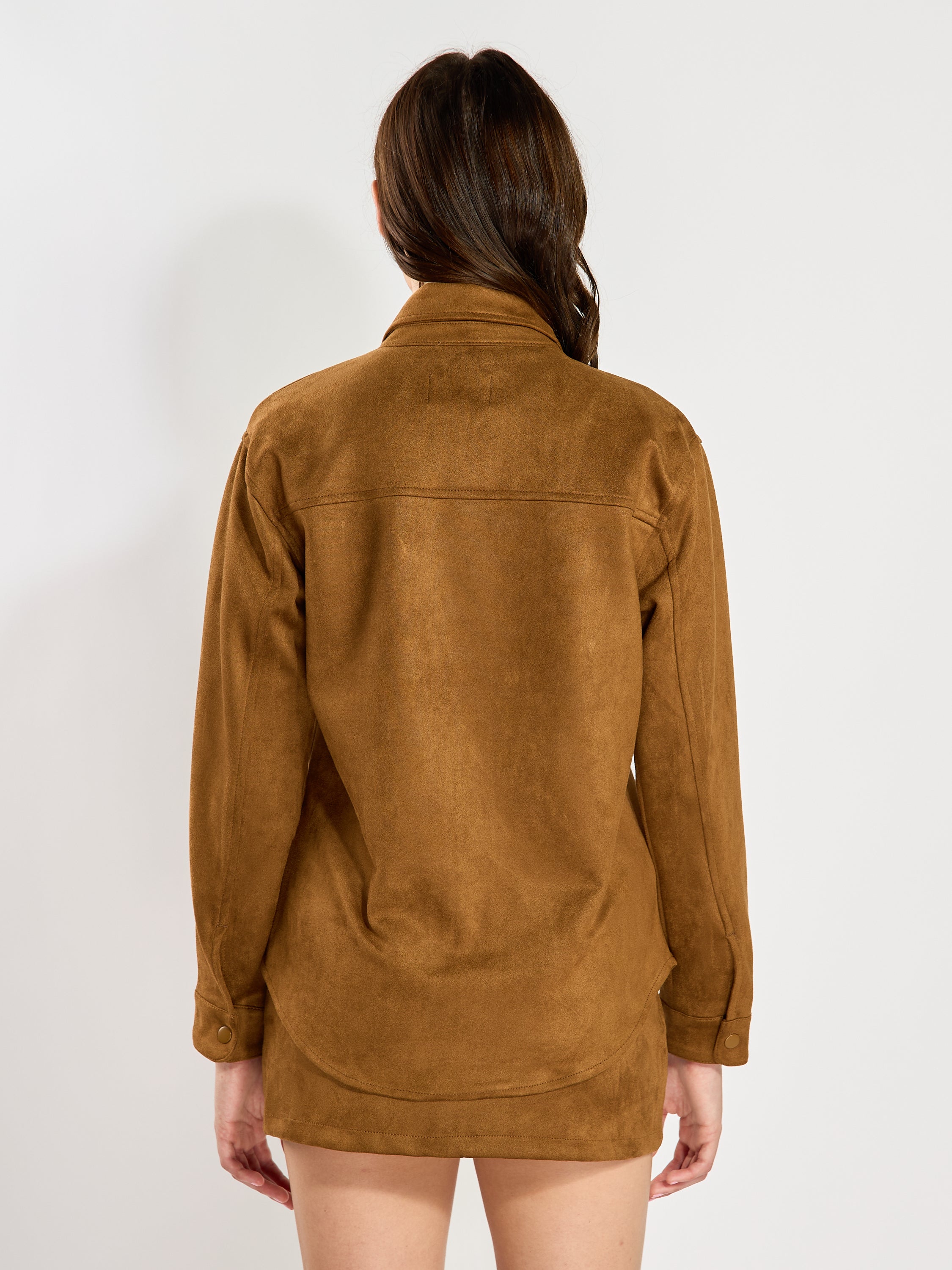Tina Suede Shacket