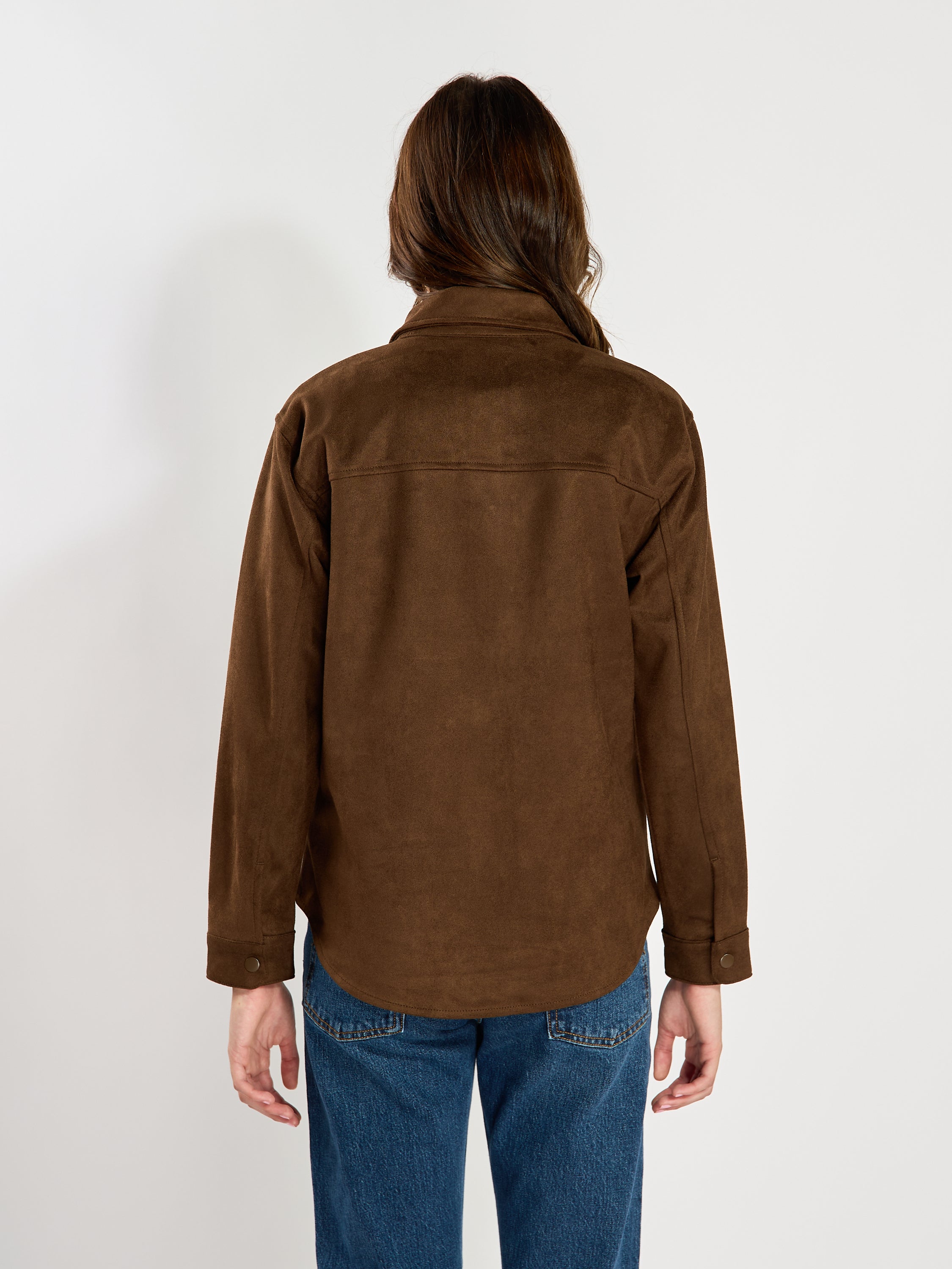 Tina Suede Shacket