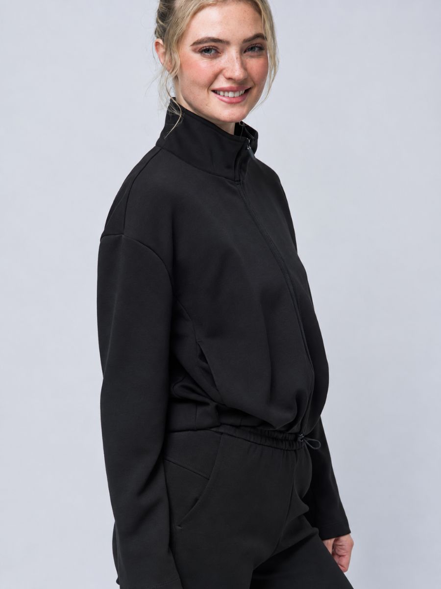 Bounce Fleece Bomber Full Zip Sweatshirt