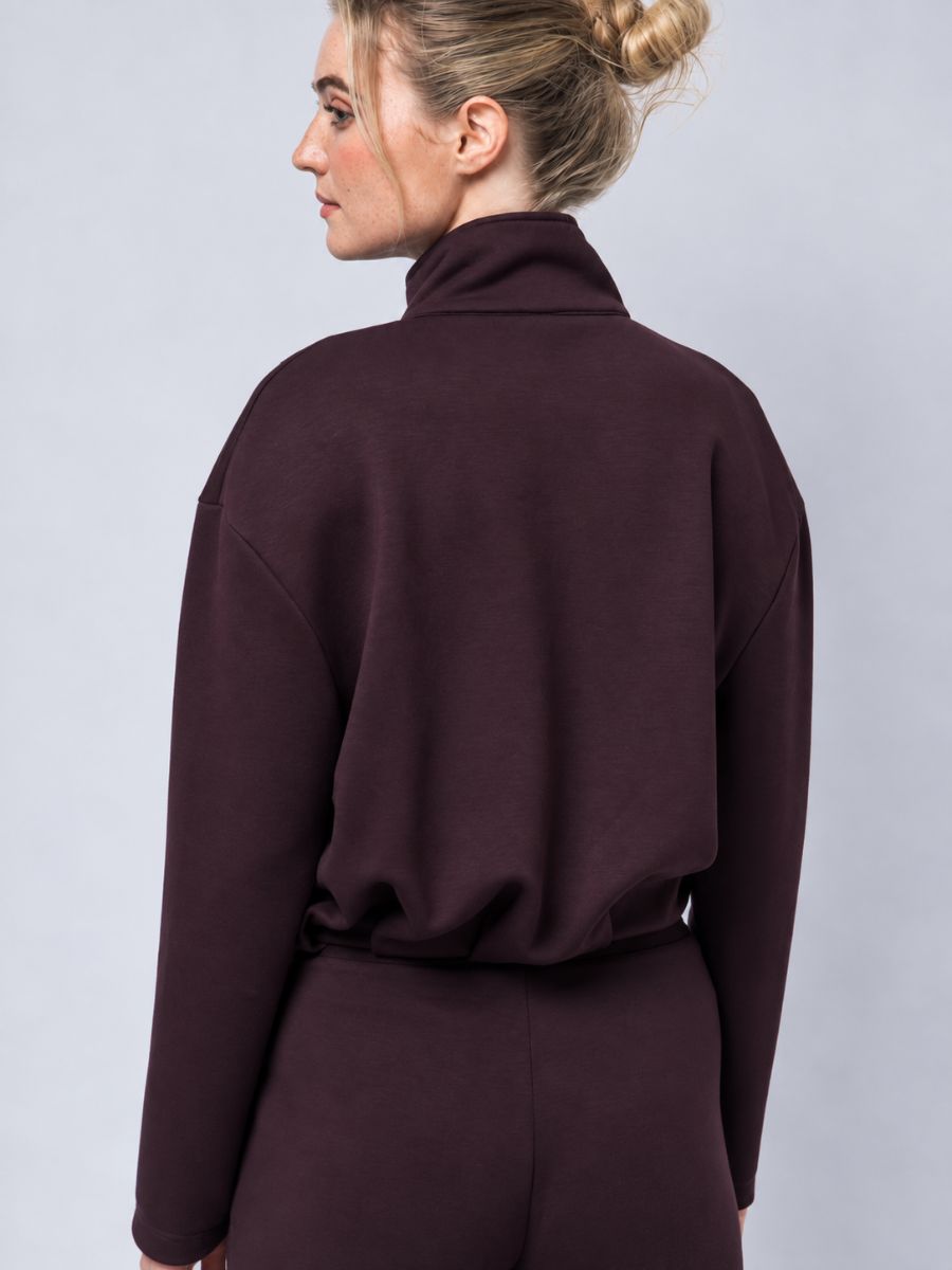 Bounce Fleece Bomber Full Zip Sweatshirt