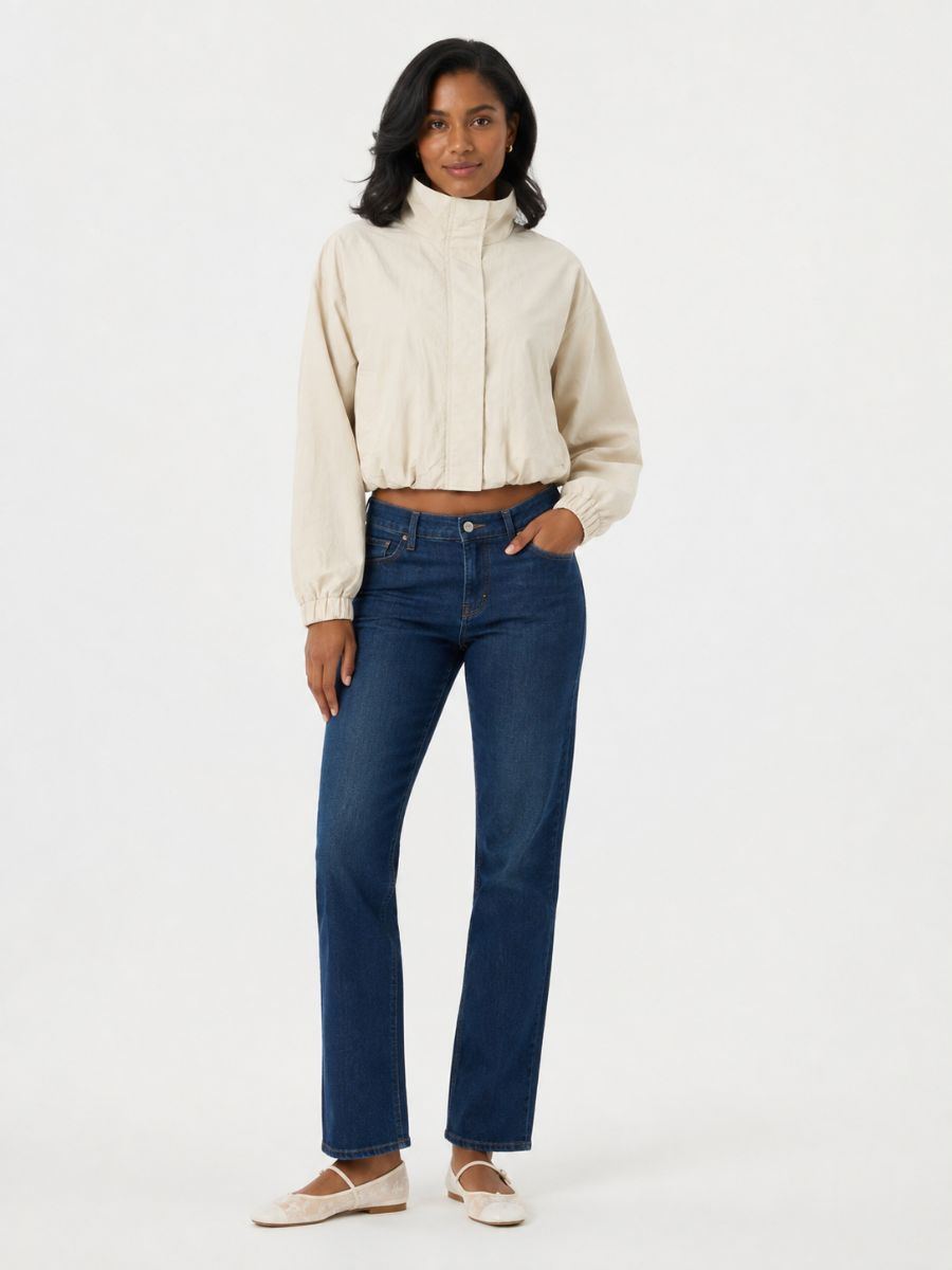 Oak High Neck Jacket