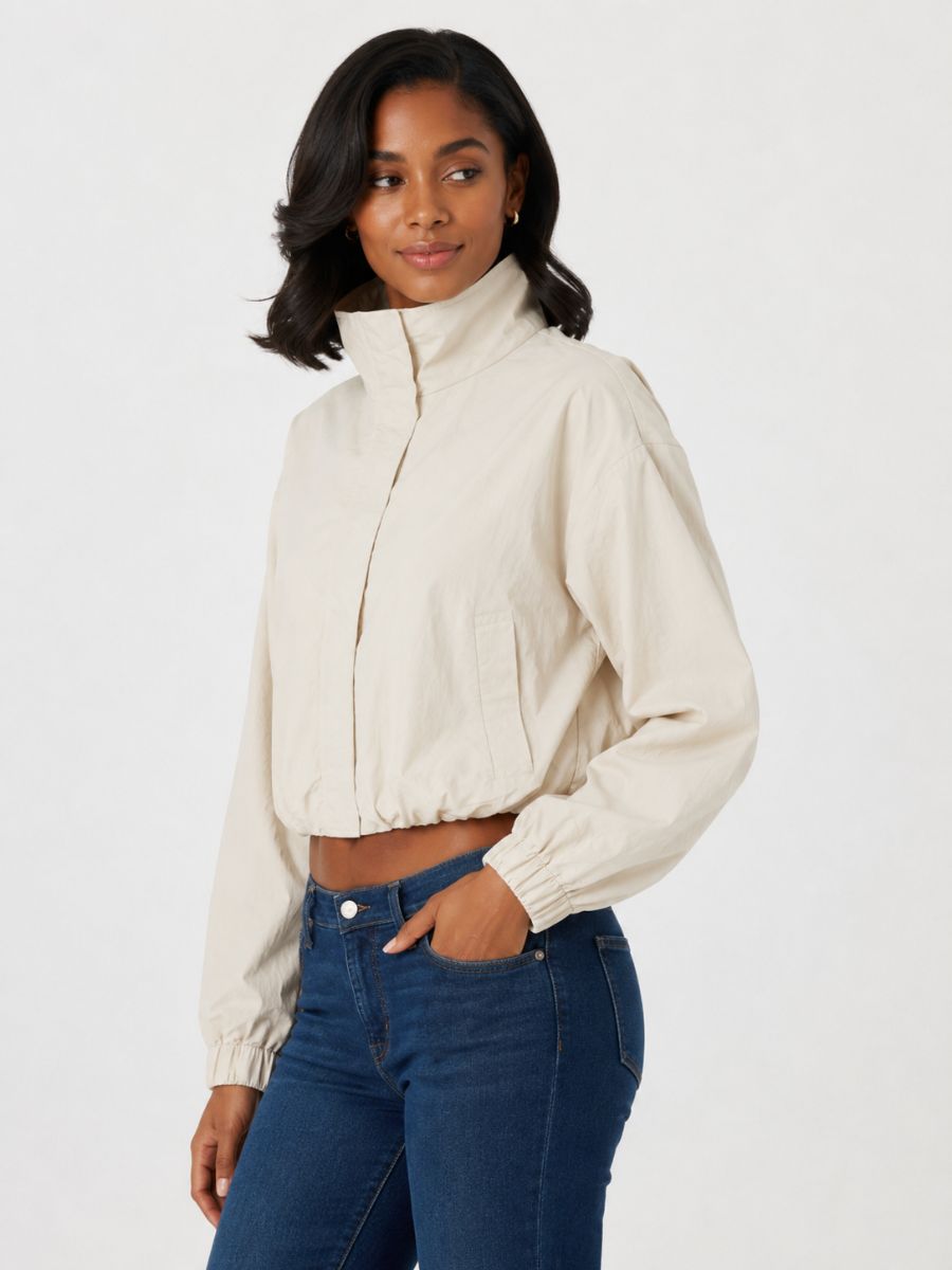 Oak High Neck Jacket
