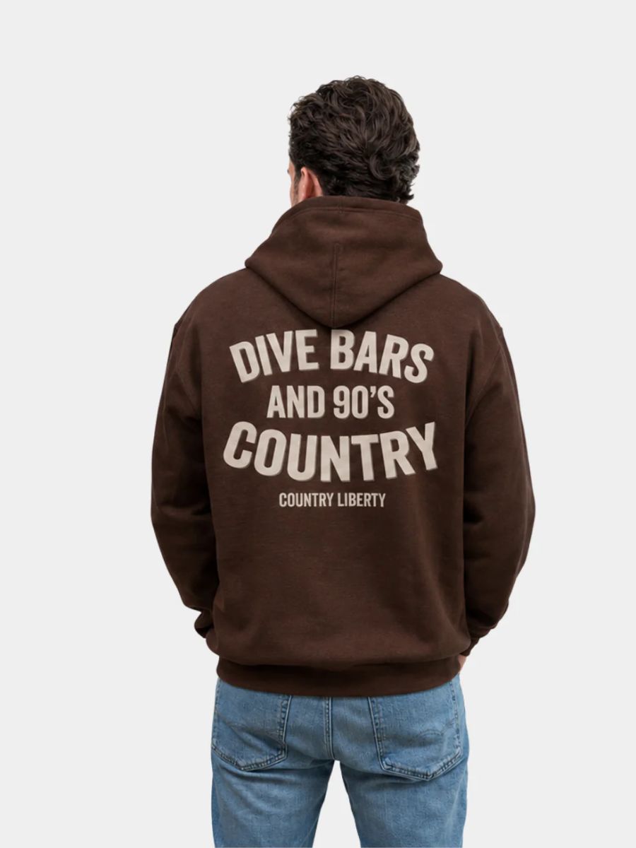 Country Liberty Dive Bars 90’s Country Hoodie