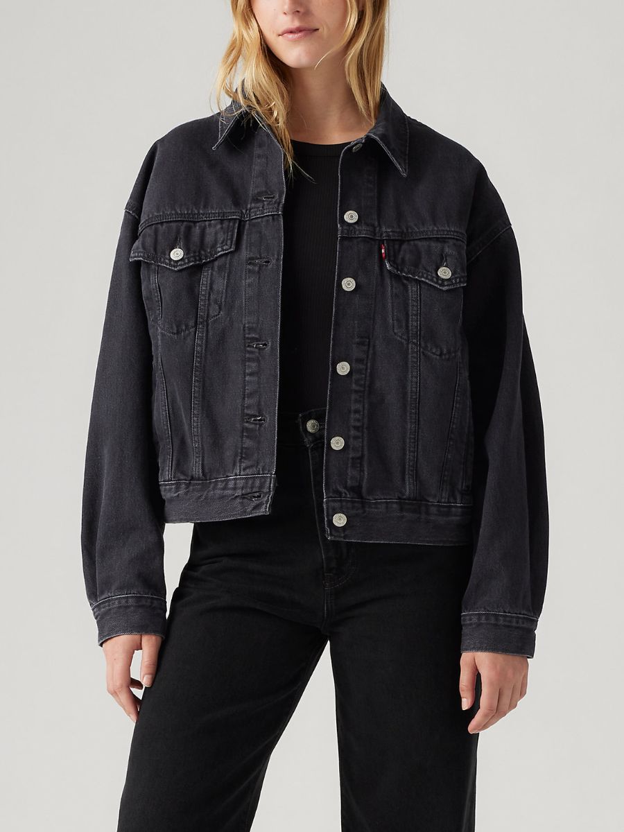 Levi's 90s Trucker Black Denim Jacket