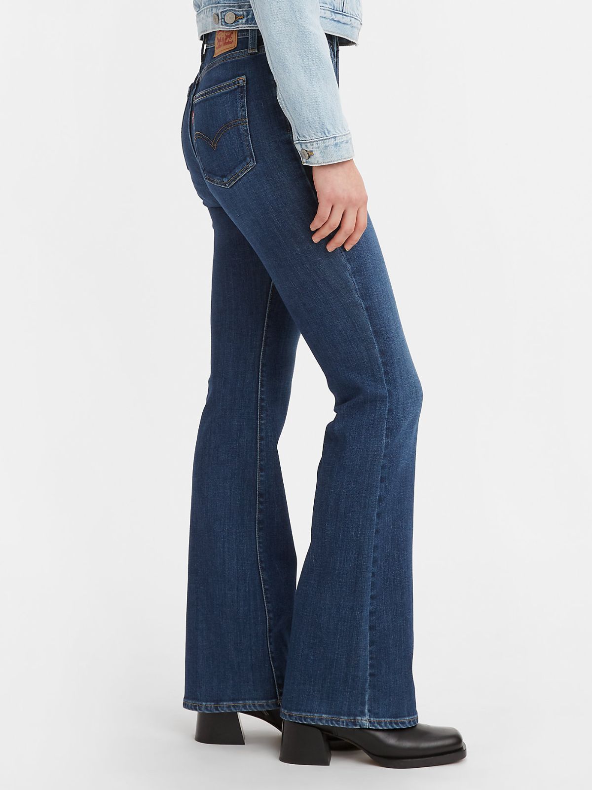 Levi's 726 High Rise Flare Health is Wealth Jeans