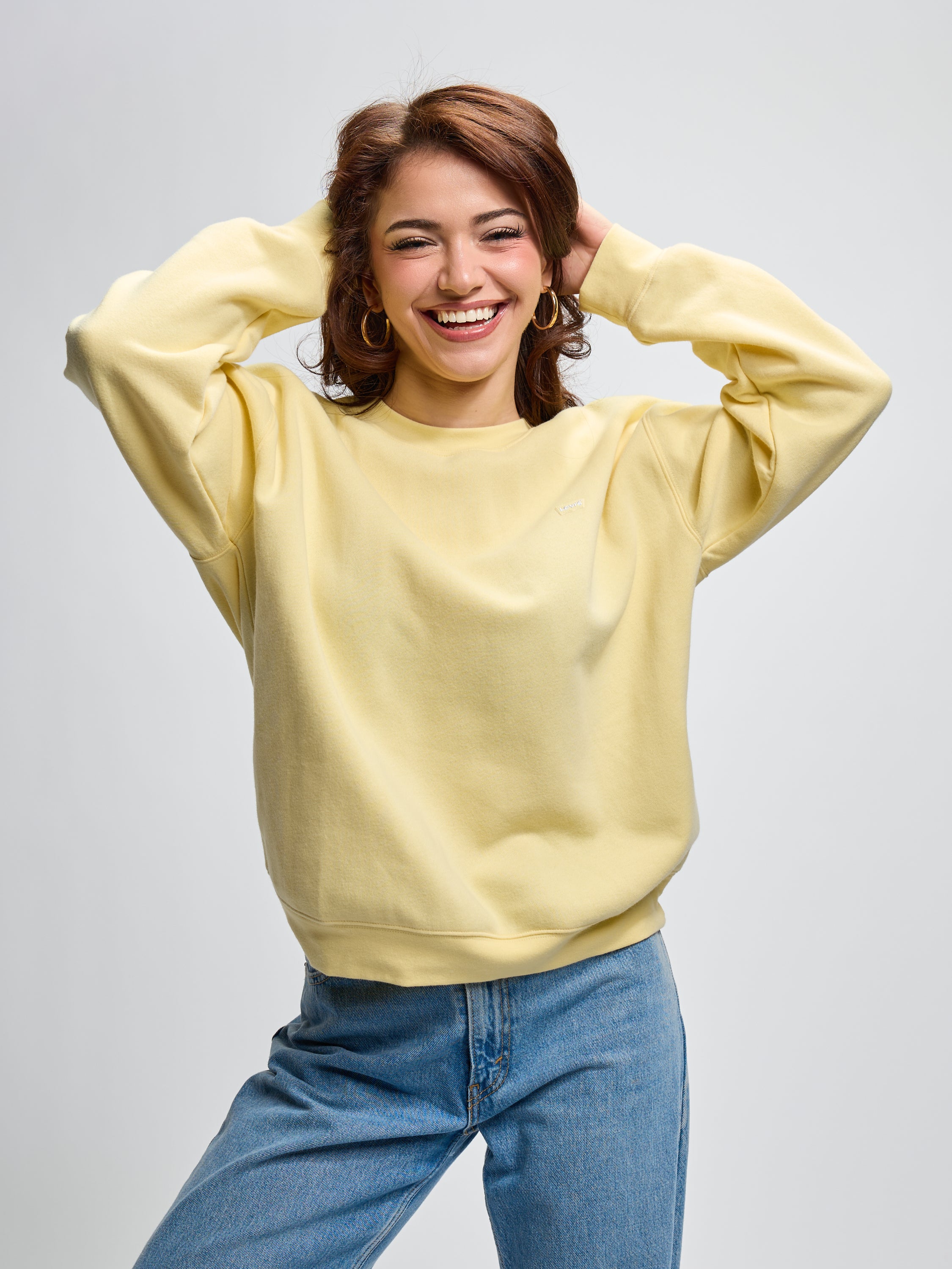 Levi's Everyday Yellow Crew Sweatshirt