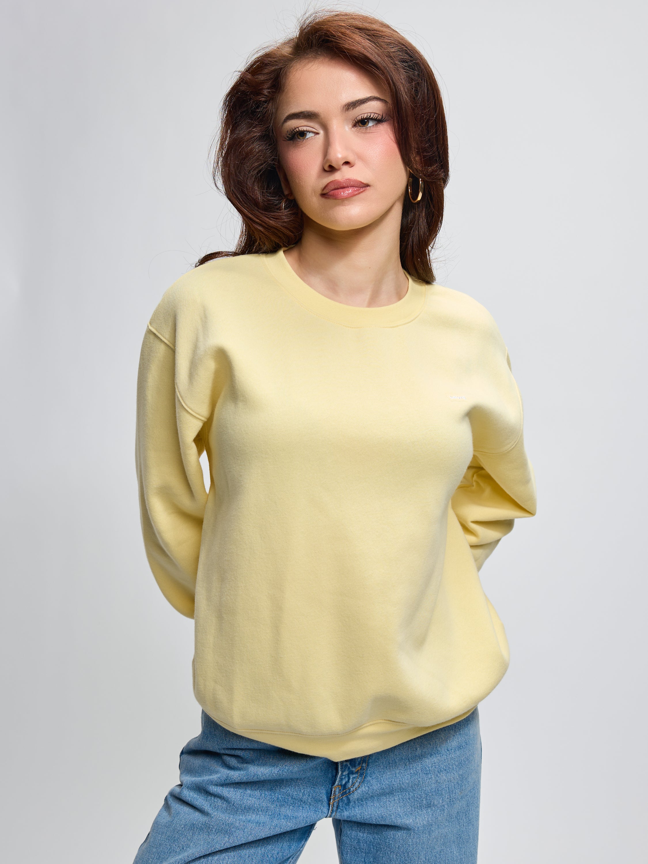 Levi's Everyday Yellow Crew Sweatshirt