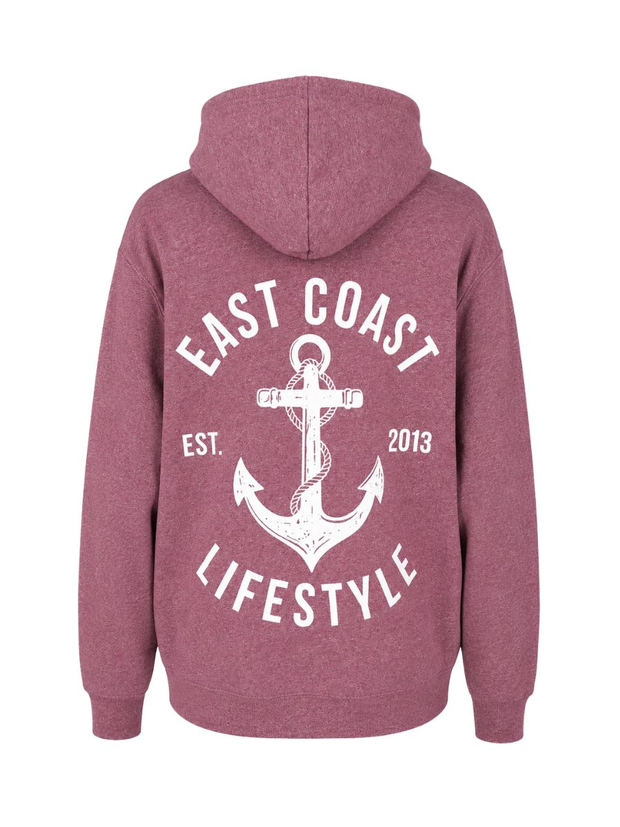 East Coast Lifestyle Anchor Marled Hoodie
