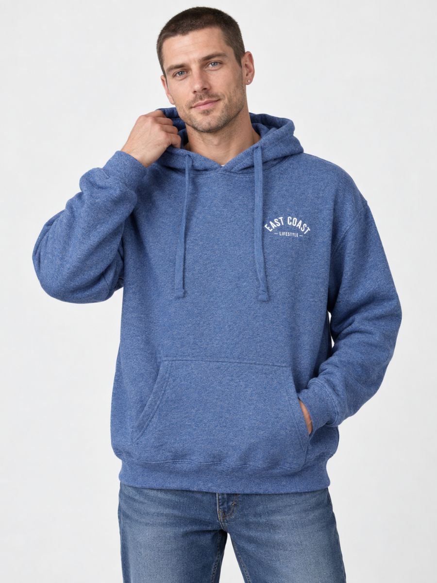 East Coast Lifestyle Anchor Marled Hoodie