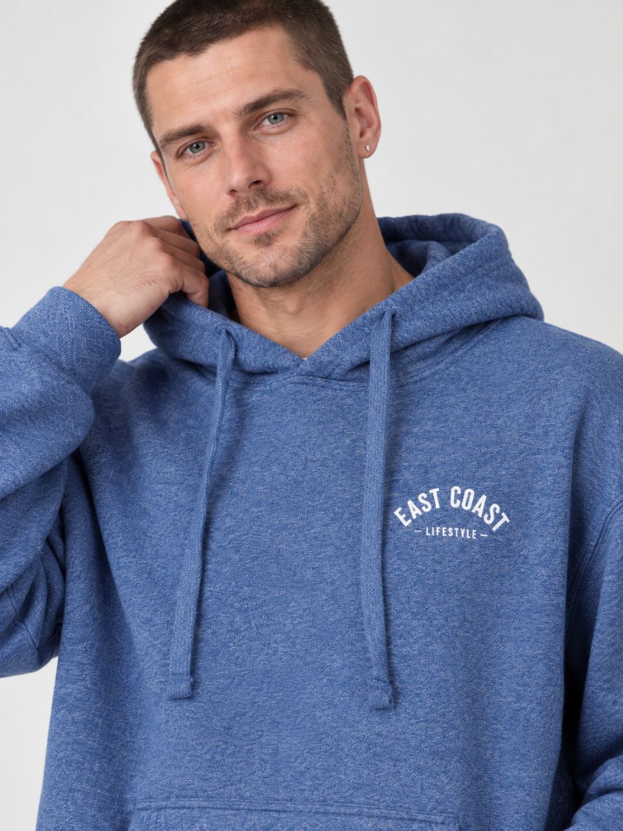 East Coast Lifestyle Anchor Marled Hoodie