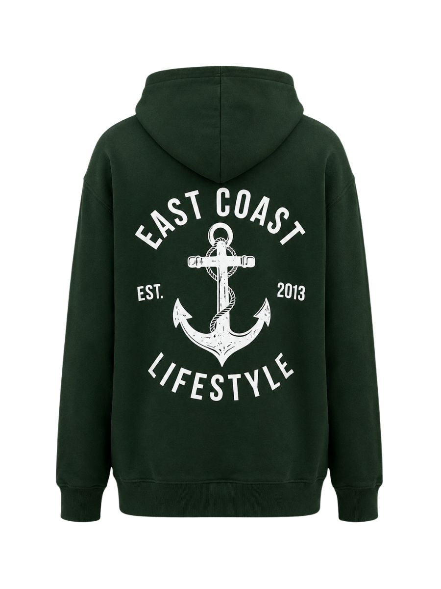 East Coast Lifestyle Anchor Logo Hoodie