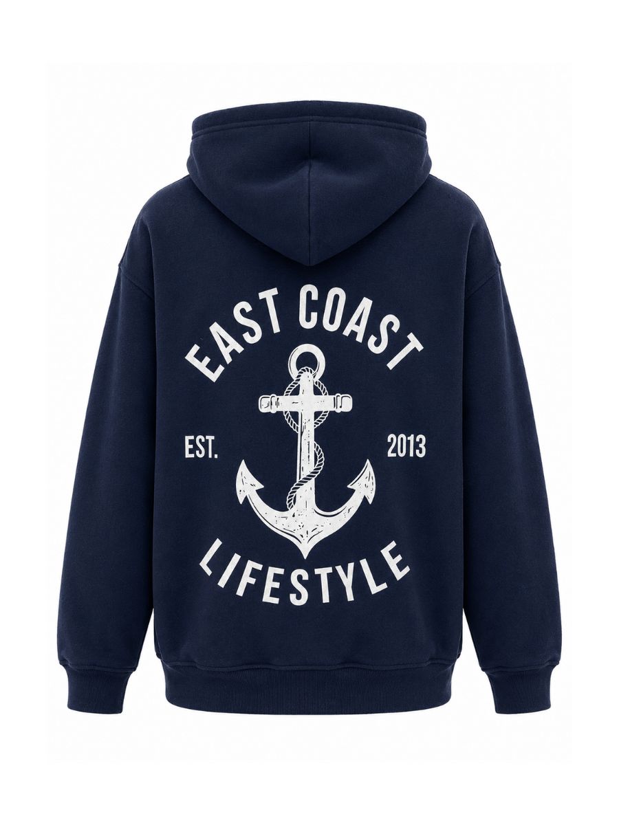 East Coast Lifestyle Anchor Logo Hoodie