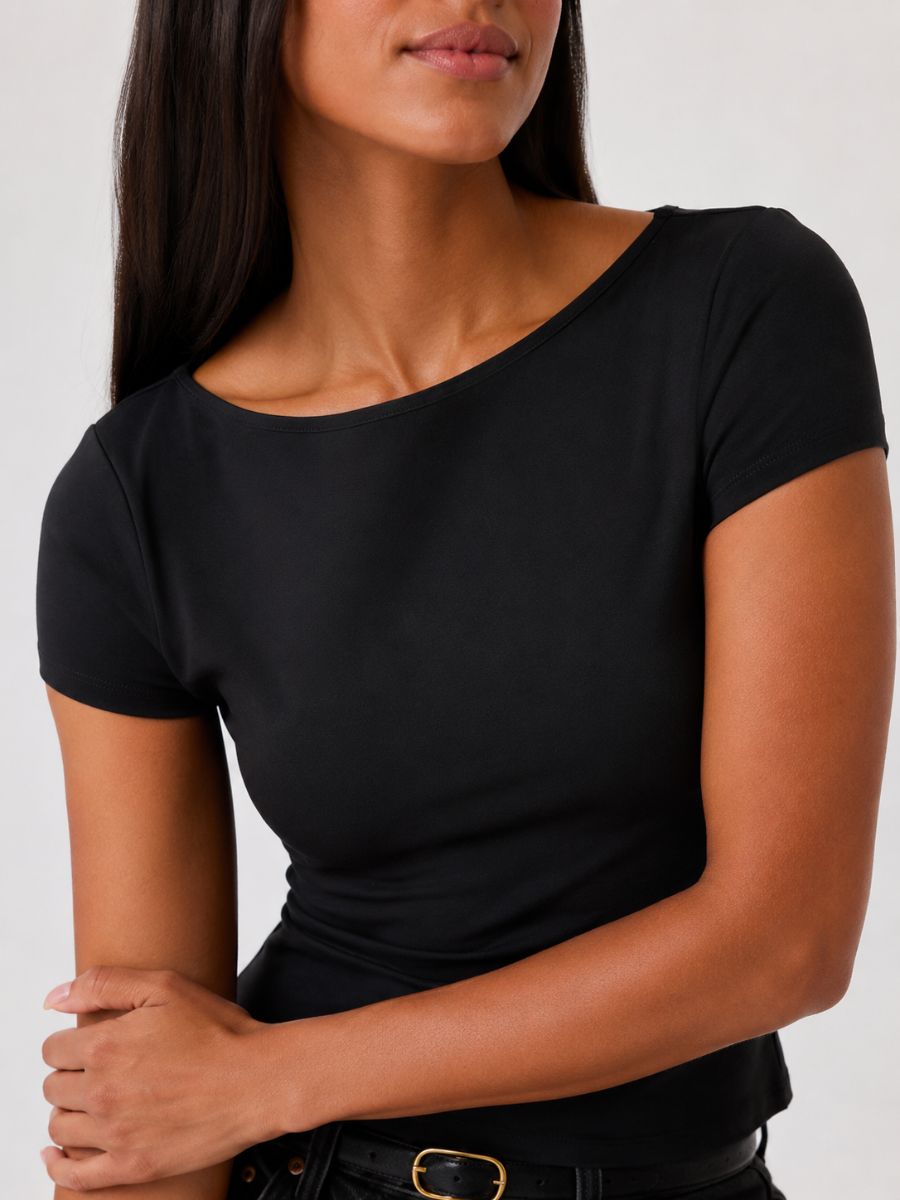 FORM STUDIO Brida Open Neck Top