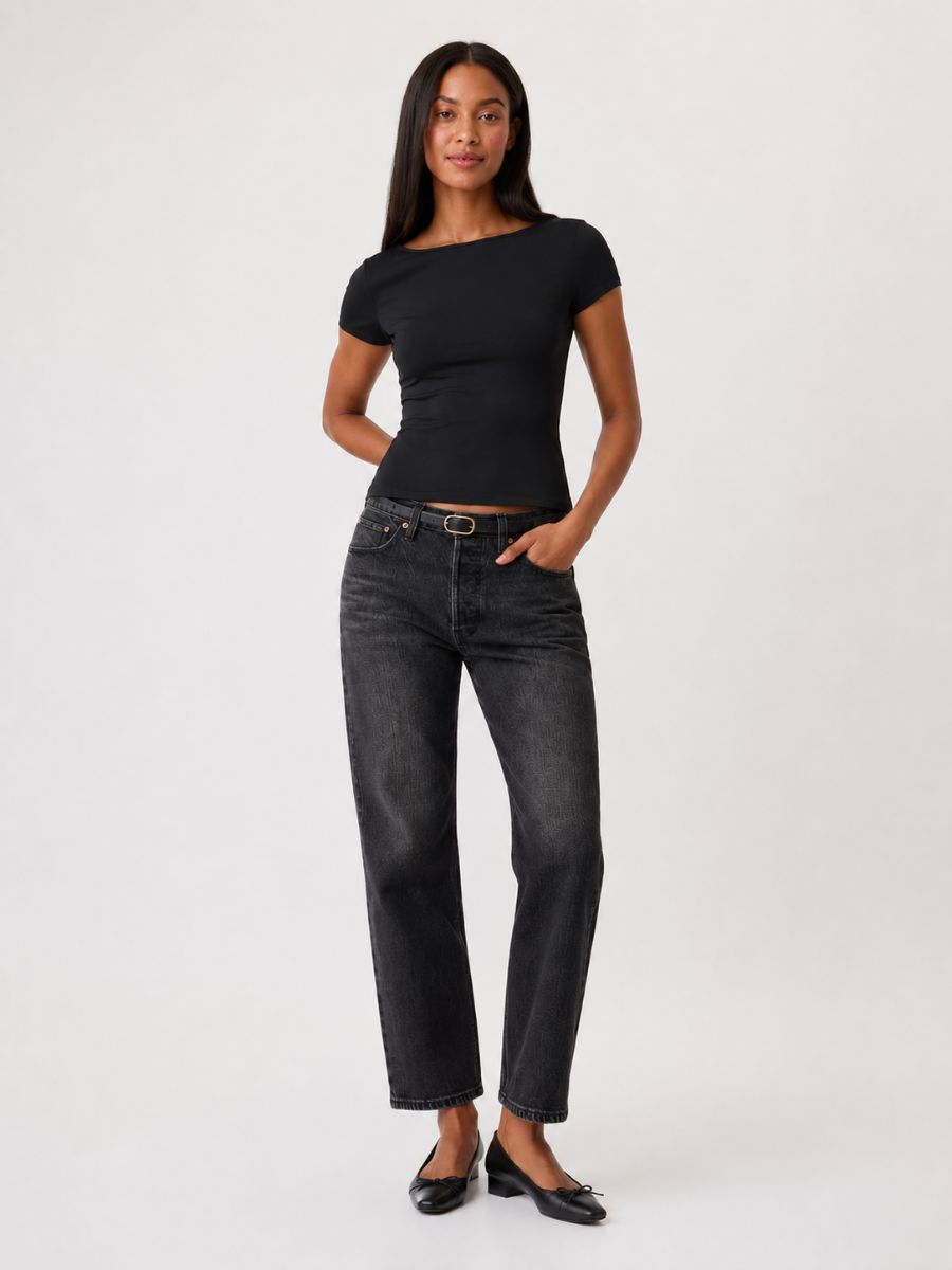 FORM STUDIO Brida Open Neck Top