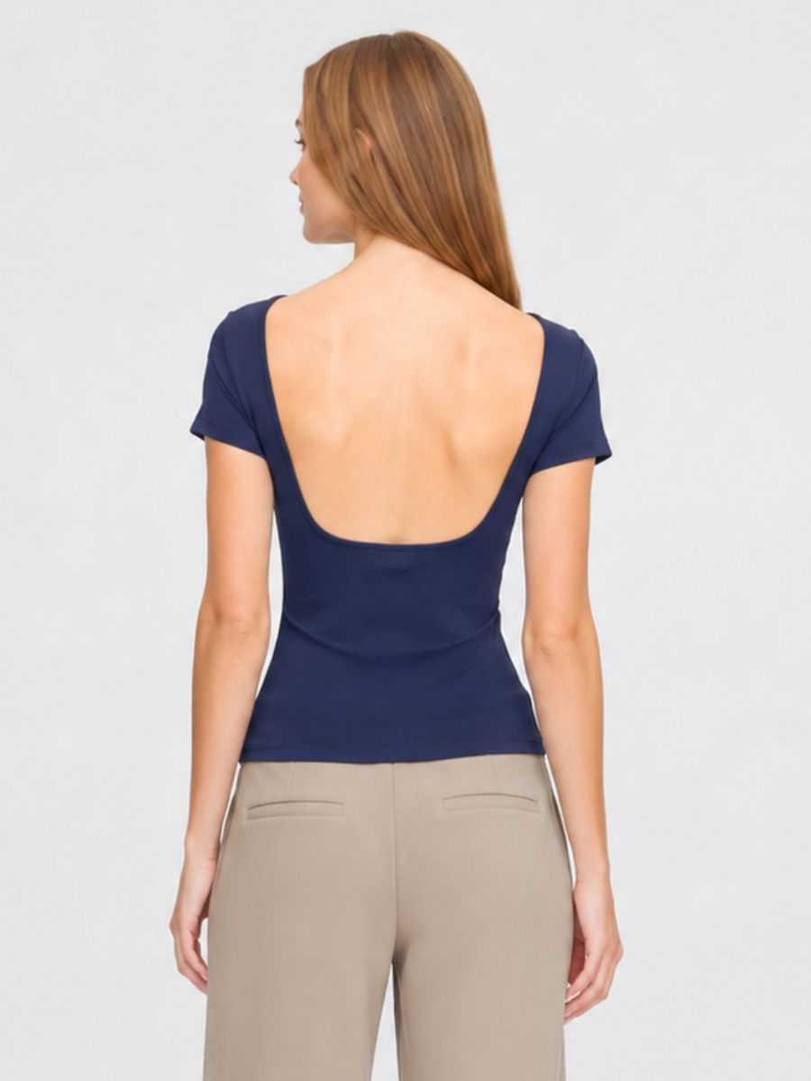 FORM STUDIO Brida Open Neck Top