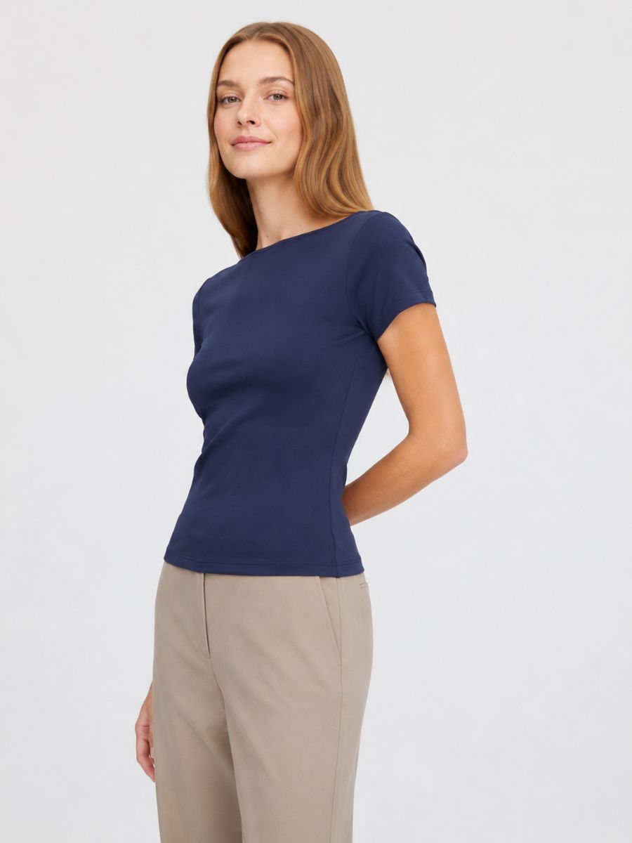 FORM STUDIO Brida Open Neck Top
